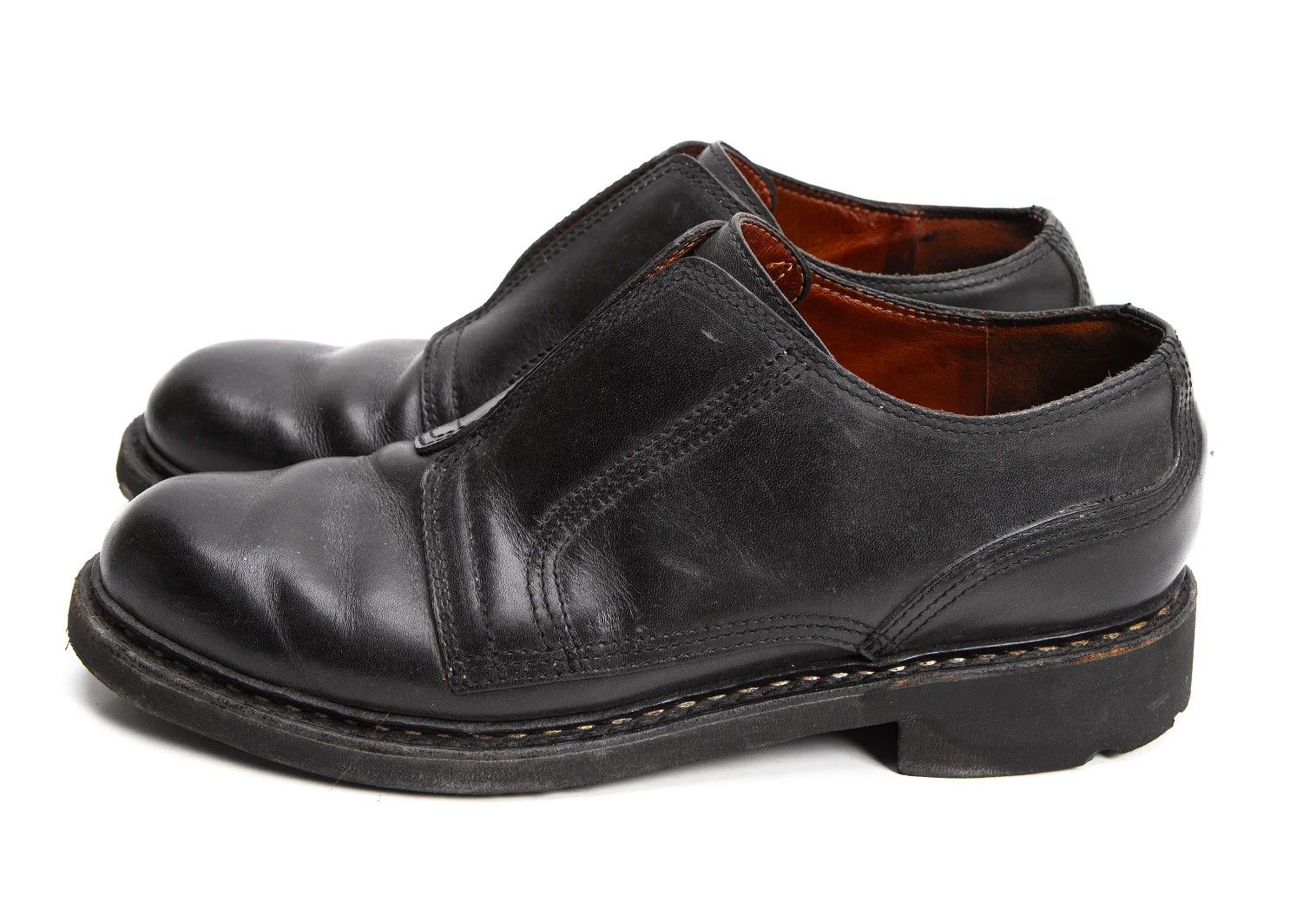 Issey Miyake Leather Slip-On Shoes in Black Size 27 Size US 9 / EU 42 - 4 Thumbnail