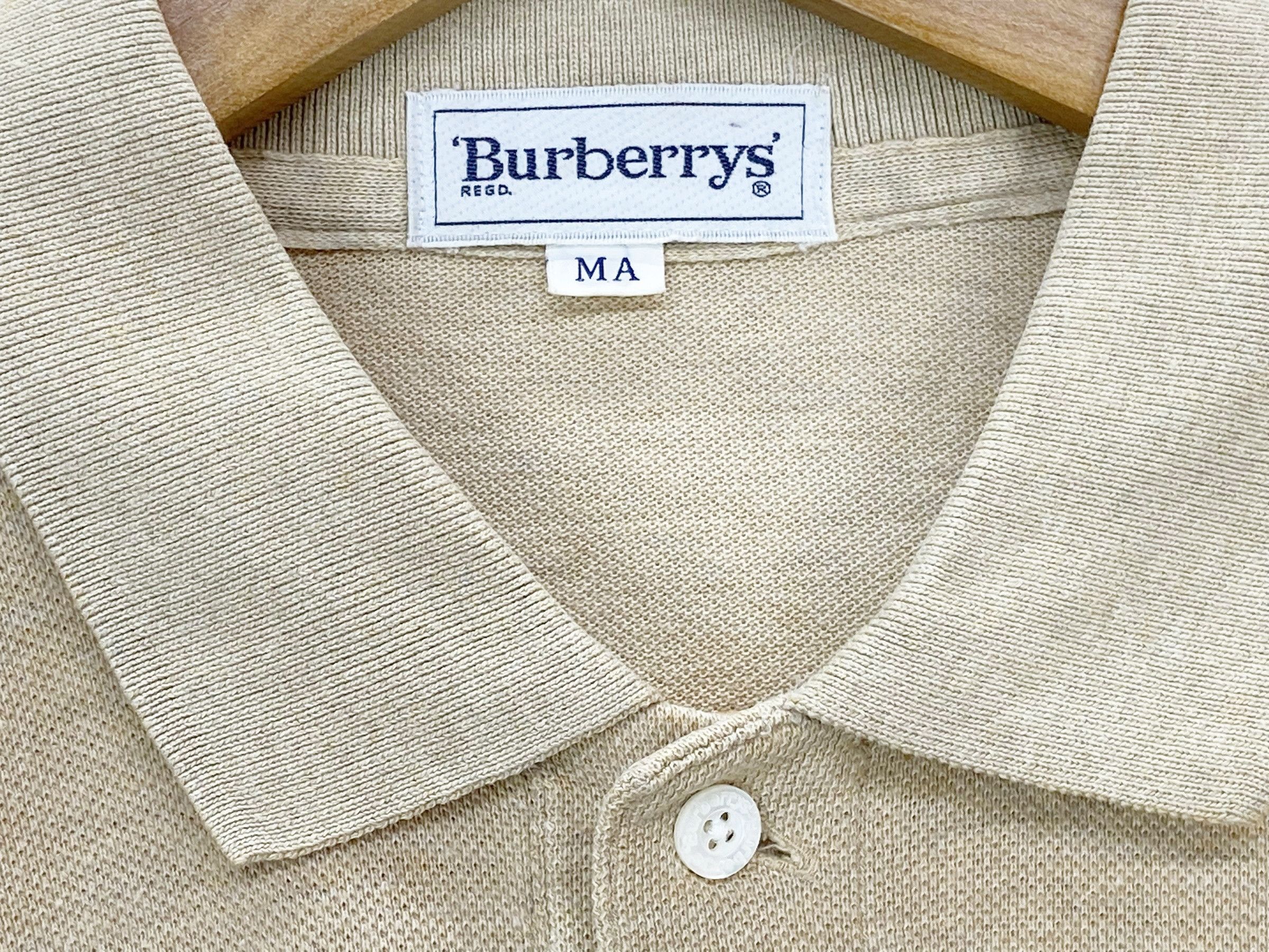 Japanese Brand × Vintage Burberrys of London Short Sleeve Polos Shirt Size S / US 4 / IT 40 - 7 Thumbnail
