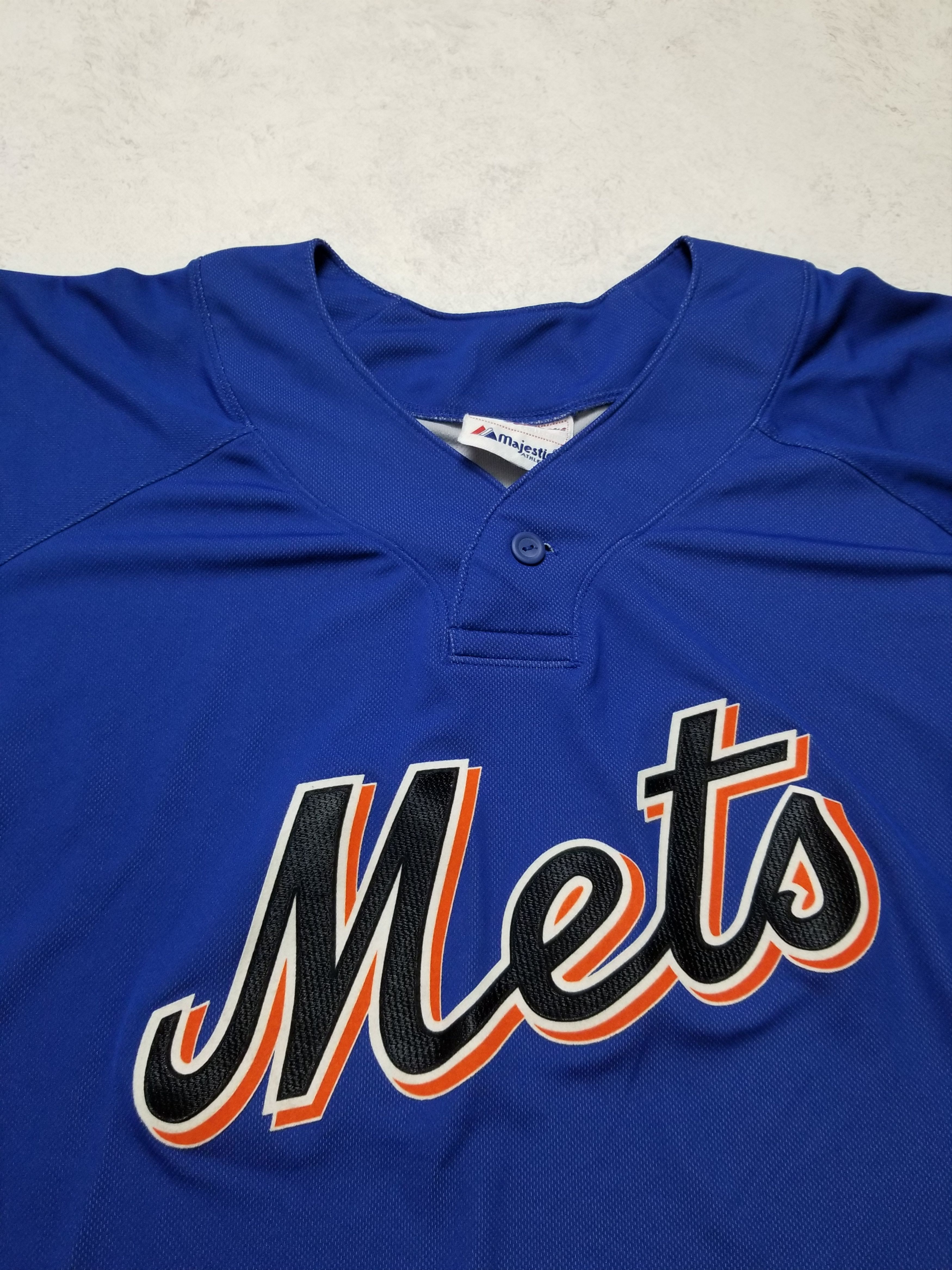 Majestic New York Mets Majestic Cool Base Blue Orange Jersey Size US M / EU 48-50 / 2 - 6 Thumbnail