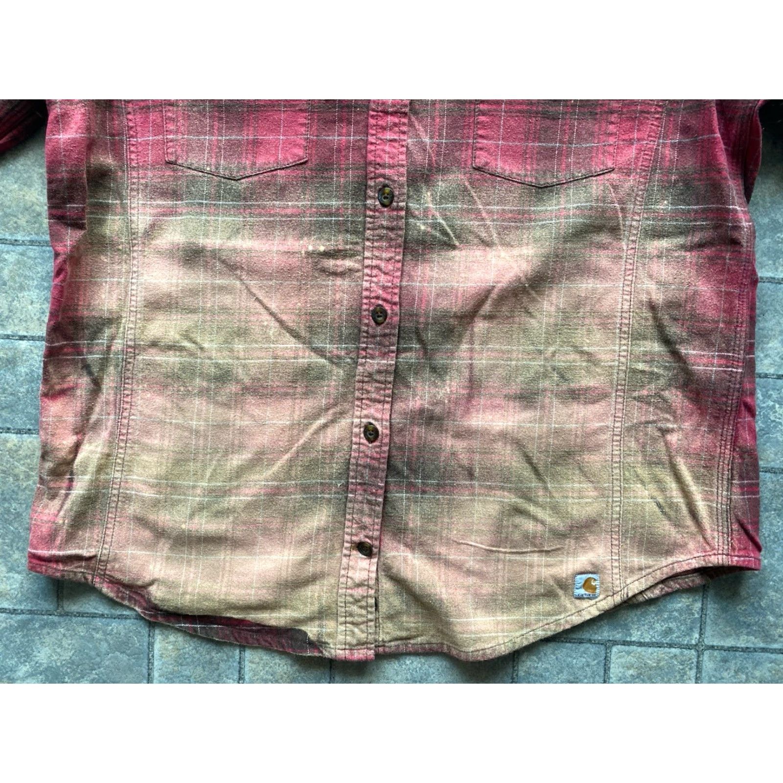 Carhartt Carhartt Shirt Women’s Flannel Button-Up XL 16/18 Christmas Santa Holiday Multicolor Size XL / US 12-14 / IT 48-50 - 5 Thumbnail