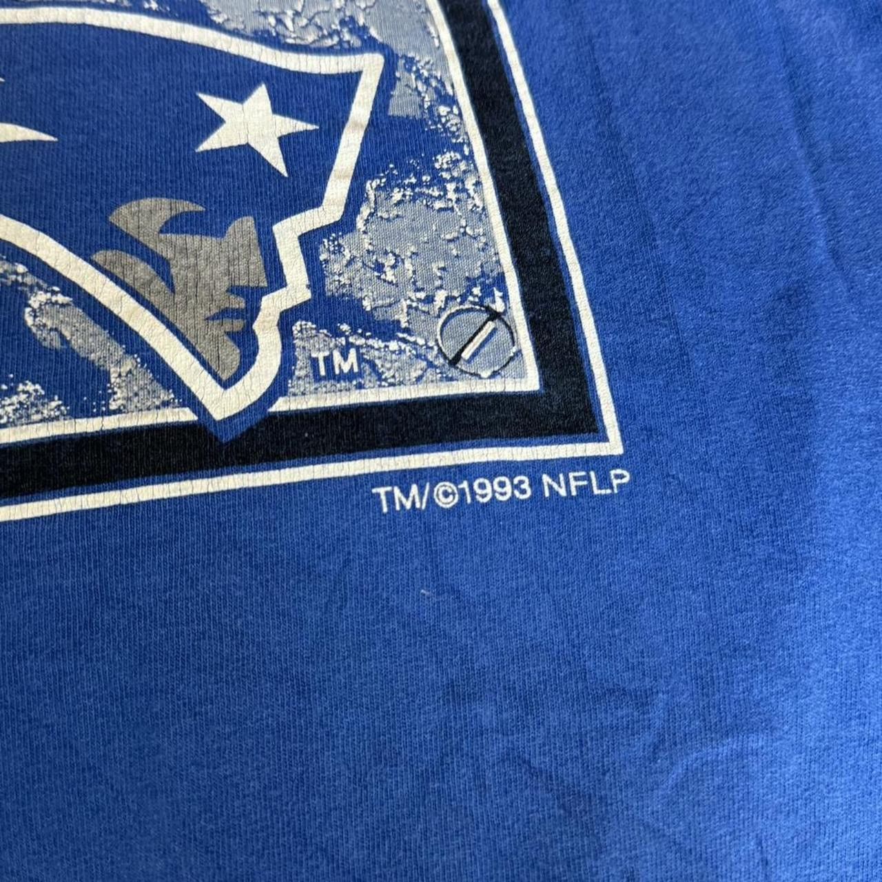 Logo 7 × NFL × Vintage Vintage 1993 NFL New England Patriots Graphics Tee Shirt Size US XL / EU 56 / 4 - 8 Thumbnail
