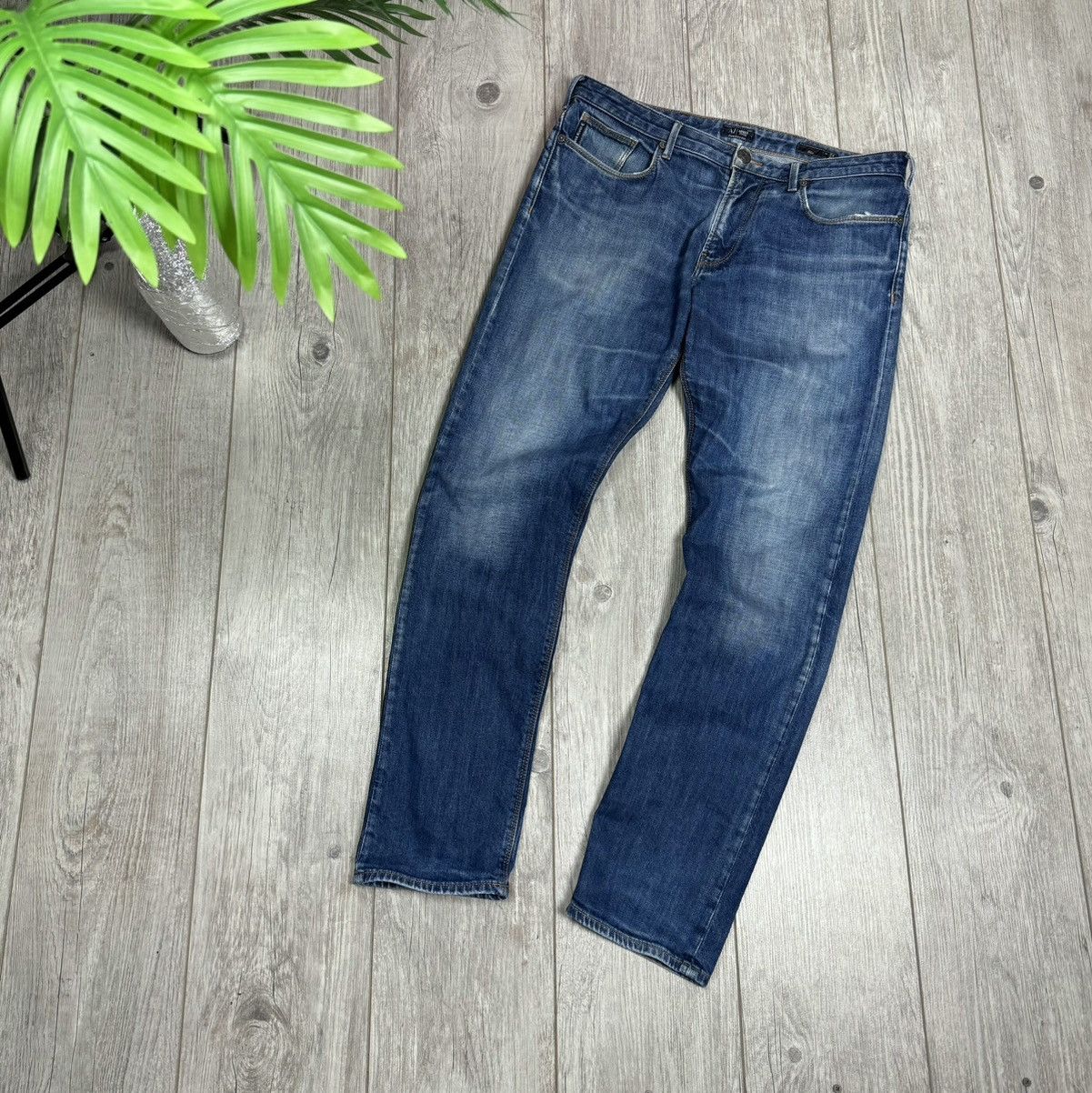 Armani Armani Jeans metal logo luxury Japanese style size 34 Size US 34 / EU 50 - 14 Thumbnail