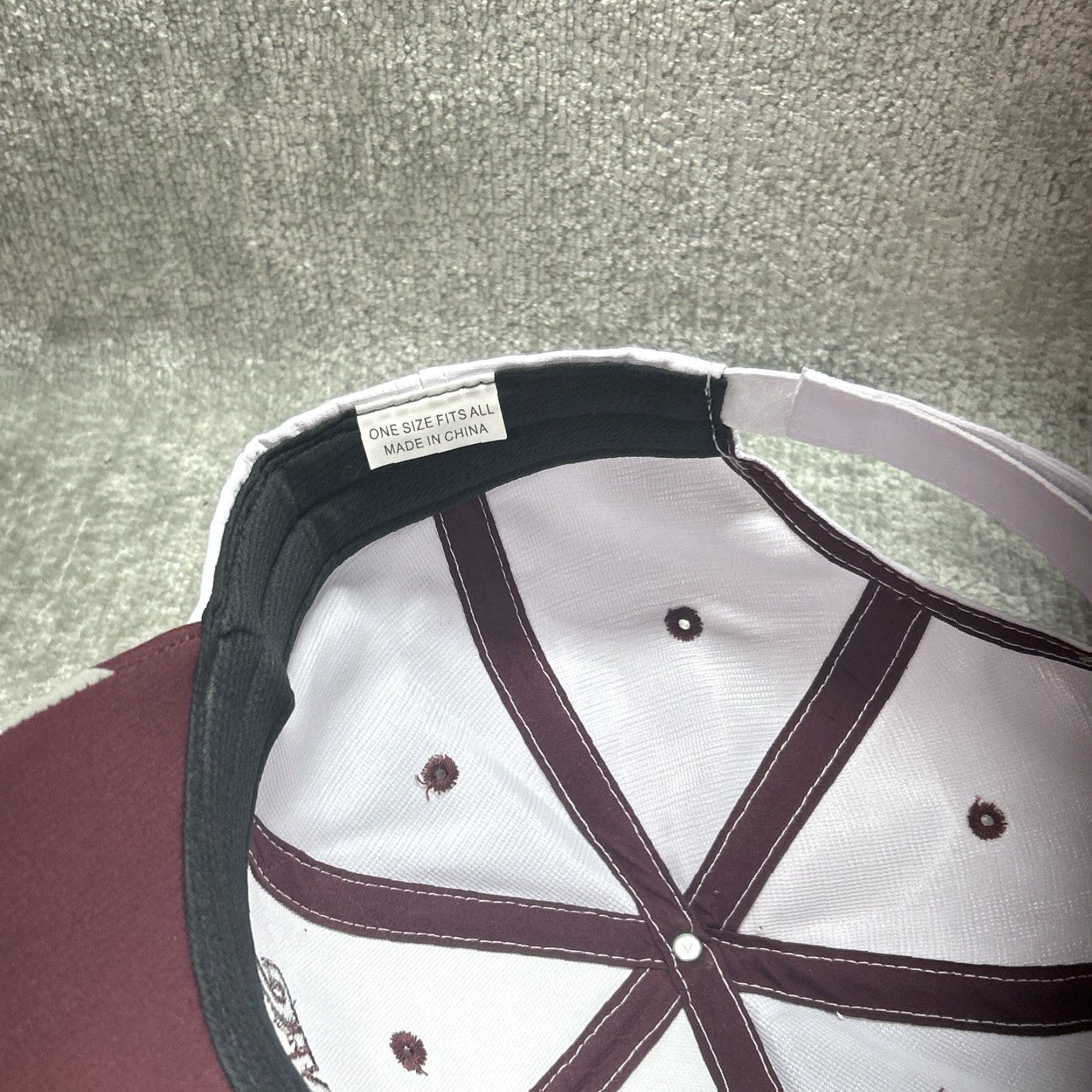 Vintage Hersheys Adjustable Hat OSFM White Baseball Cap Men One Size Solid Adjustable Classic Vintage: No (Ensure concise) Size ONE SIZE - 6 Thumbnail