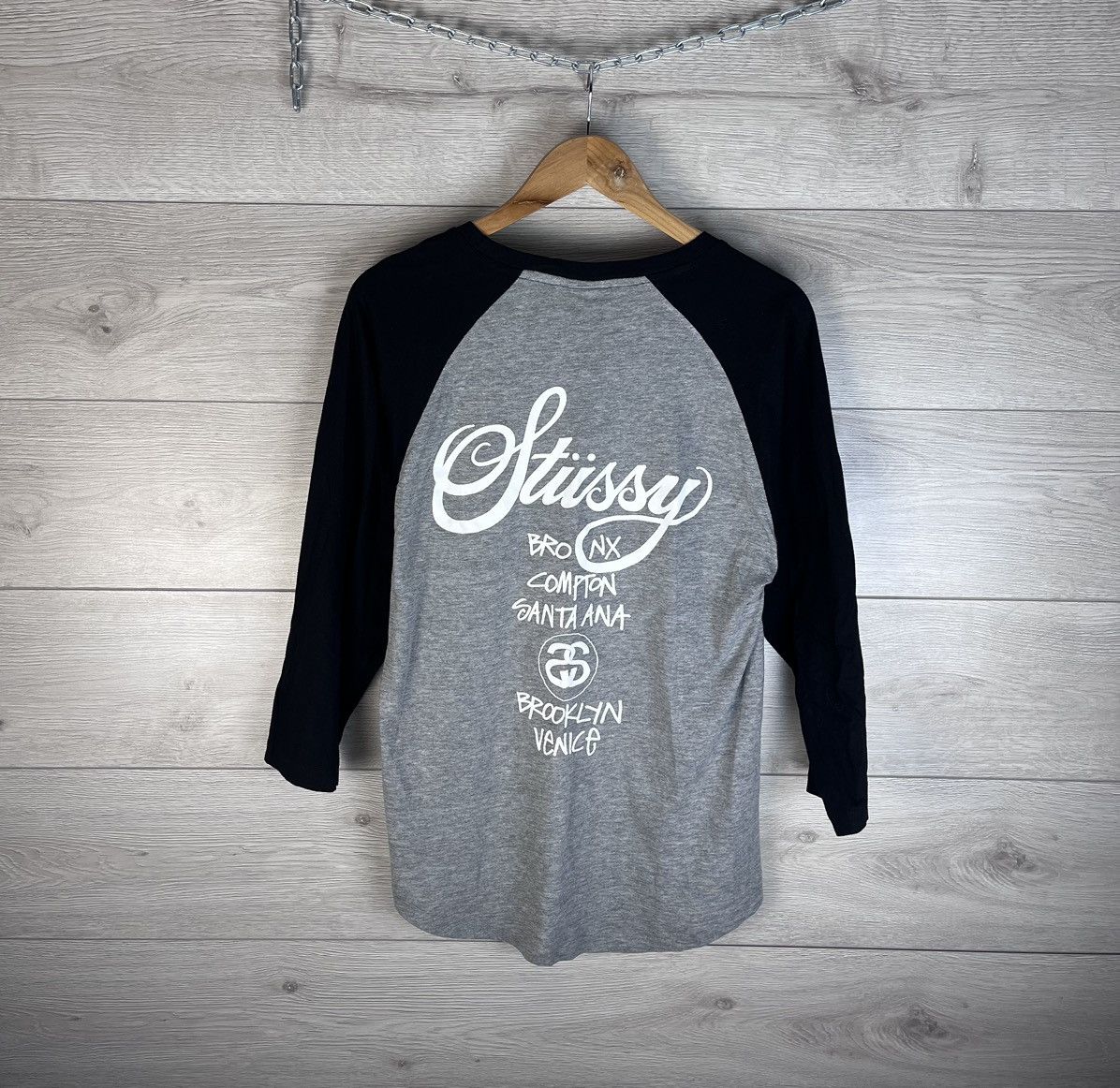 Stussy Men’s long sleeve Stussy size L made in India 🇮🇳 Size US L / EU 52-54 / 3 - 10 Thumbnail
