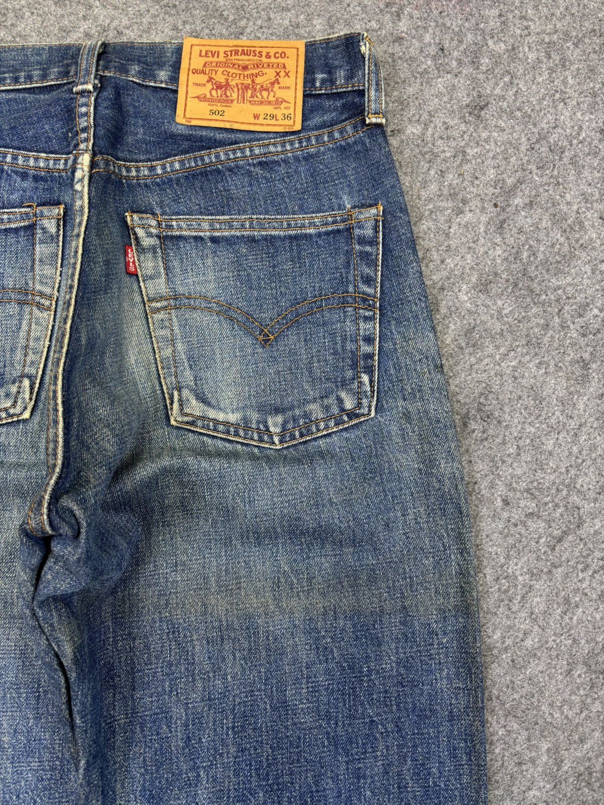 Levi's 💥Vtg 90s💥Levis Capital E Lot 502 Denim F952 Size US 28 / EU 44 - 7 Thumbnail