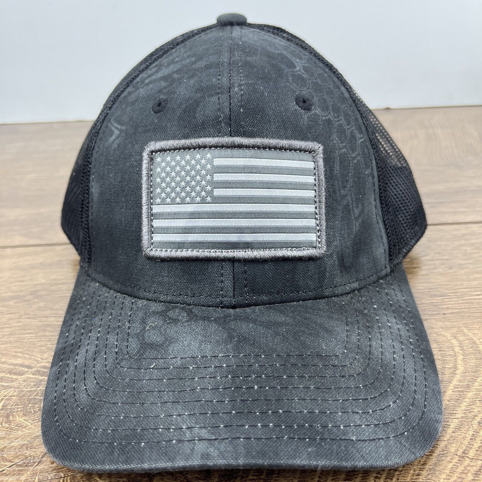 Other USA Flag Snapback Hat American Flag Gray Hat Adjustable Adul Size ONE SIZE - 3 Thumbnail