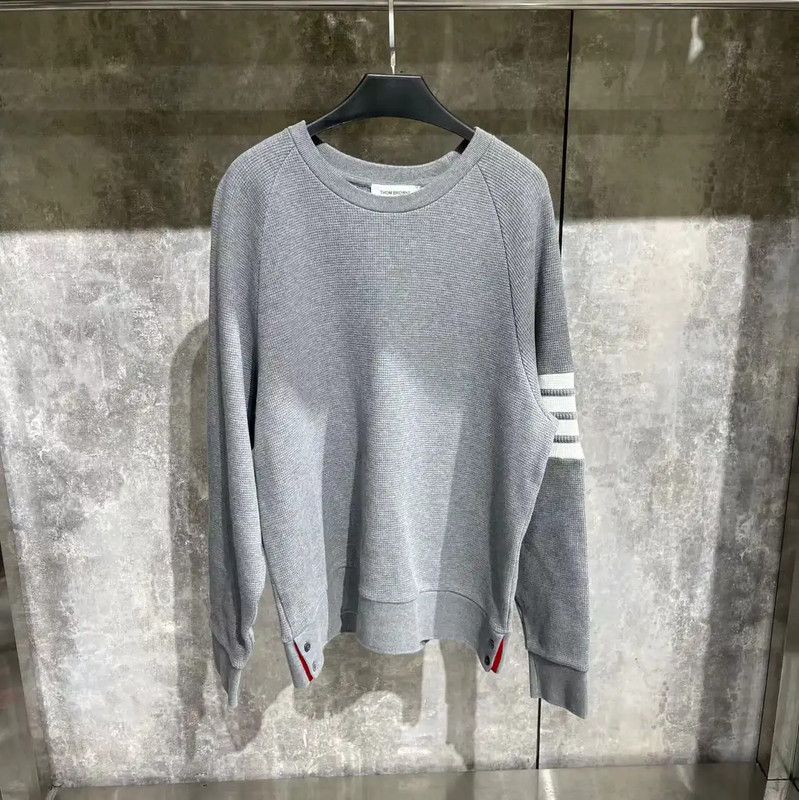 Thom Browne Thom Browne Gray Men’s Pullover Sweatshirt 0089 Size US L / EU 52-54 / 3 - 1 Thumbnail