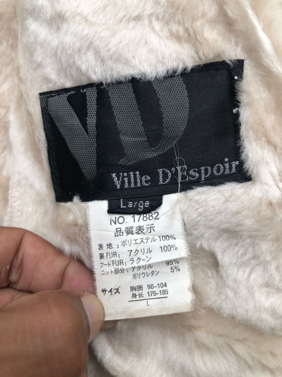 If Six Was Nine × Vintage Vintage Ville D'Espoir Leather Suede Faux Fur Jacket Size US M / EU 48-50 / 2 - 4 Thumbnail