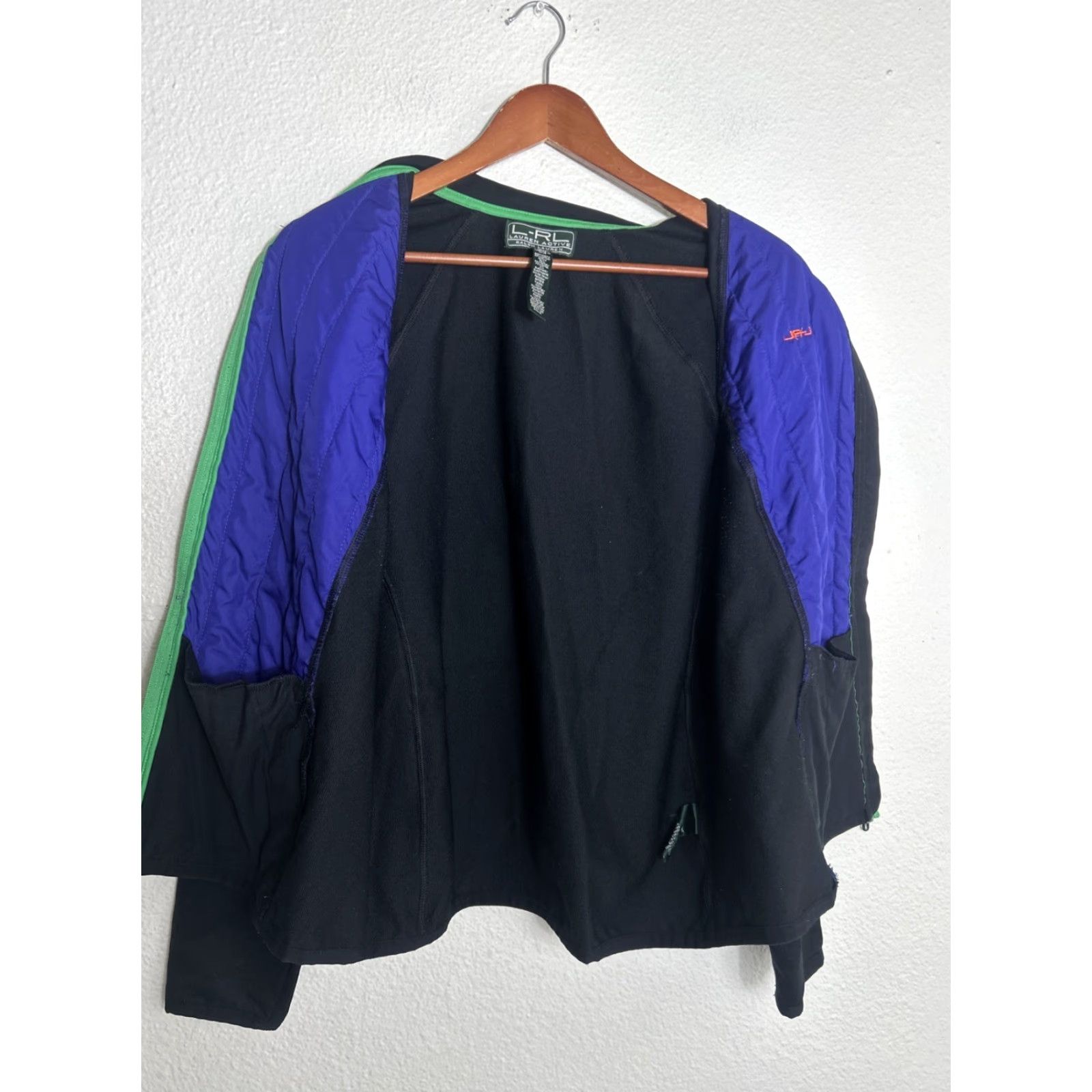 Ralph Lauren Lauren Ralph Lauren Active Full Zip Jacket Purple And Black Women's XL Jacket Size XL / US 12-14 / IT 48-50 - 7 Thumbnail