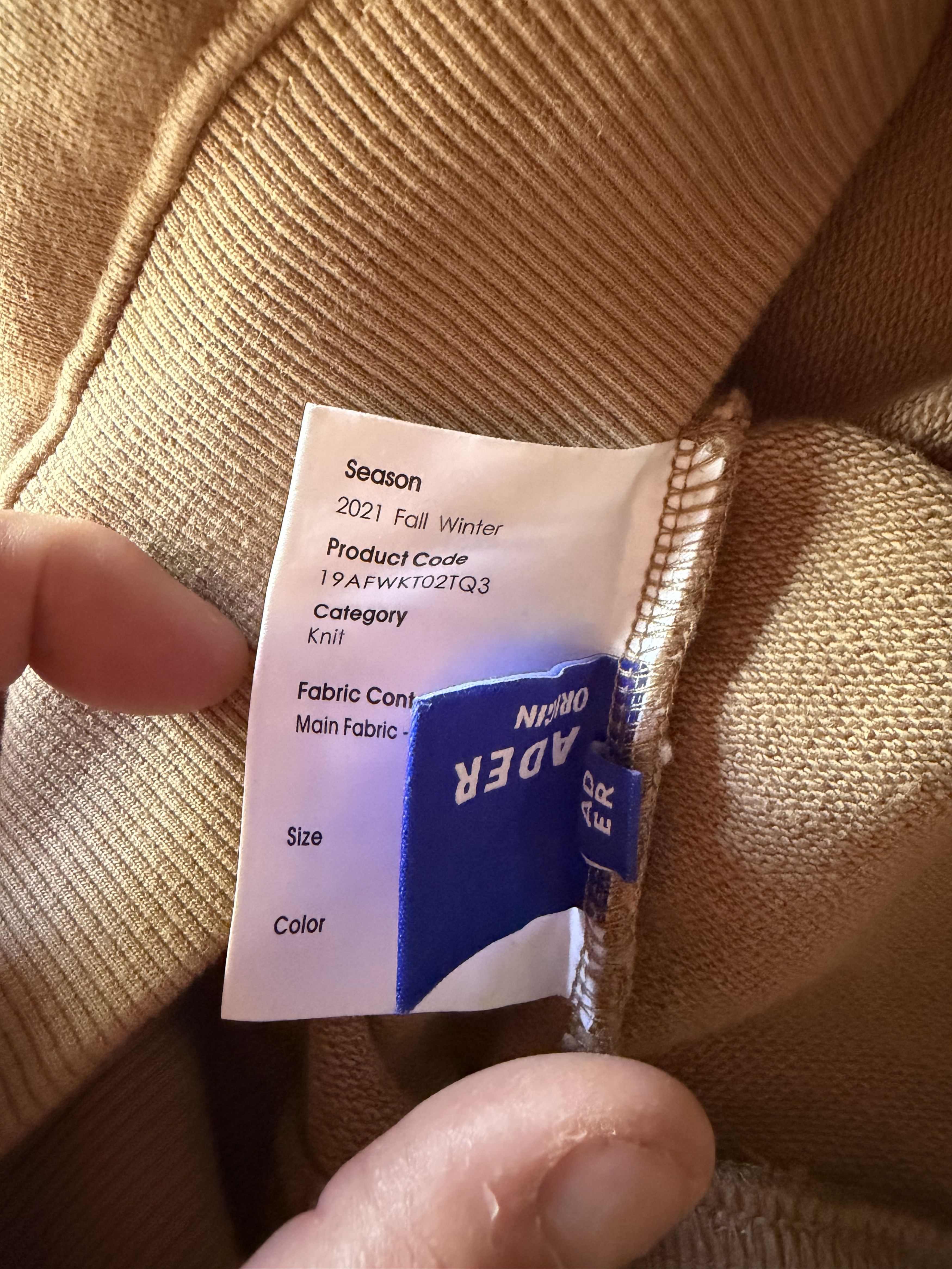 Ader Error × Maison Kitsune Ader error Maison kitsune sweater Size US L / EU 52-54 / 3 - 8 Thumbnail