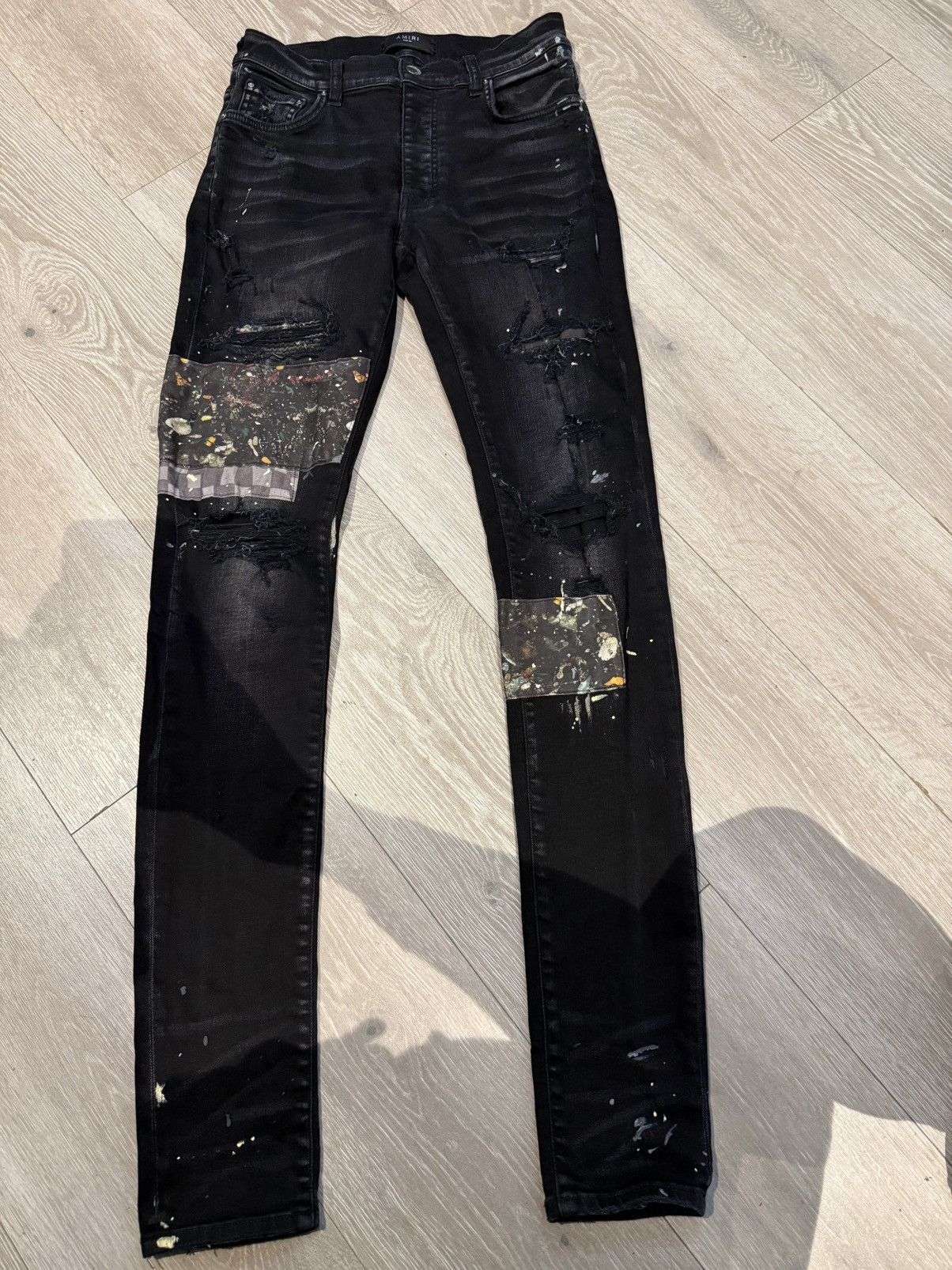 Amiri Amiri Abstract Patch Work denim Size US 30 / EU 46 - 1 Thumbnail