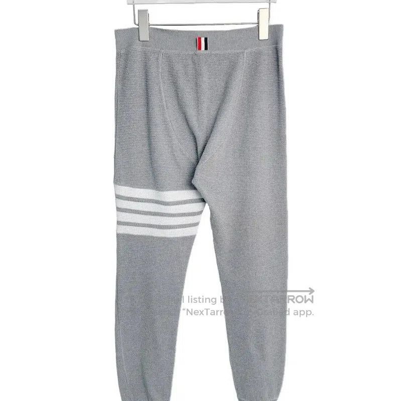 Thom Browne Thom Browne Gray Cotton Casual Pants . Size US 32 / EU 48 - 2 Thumbnail