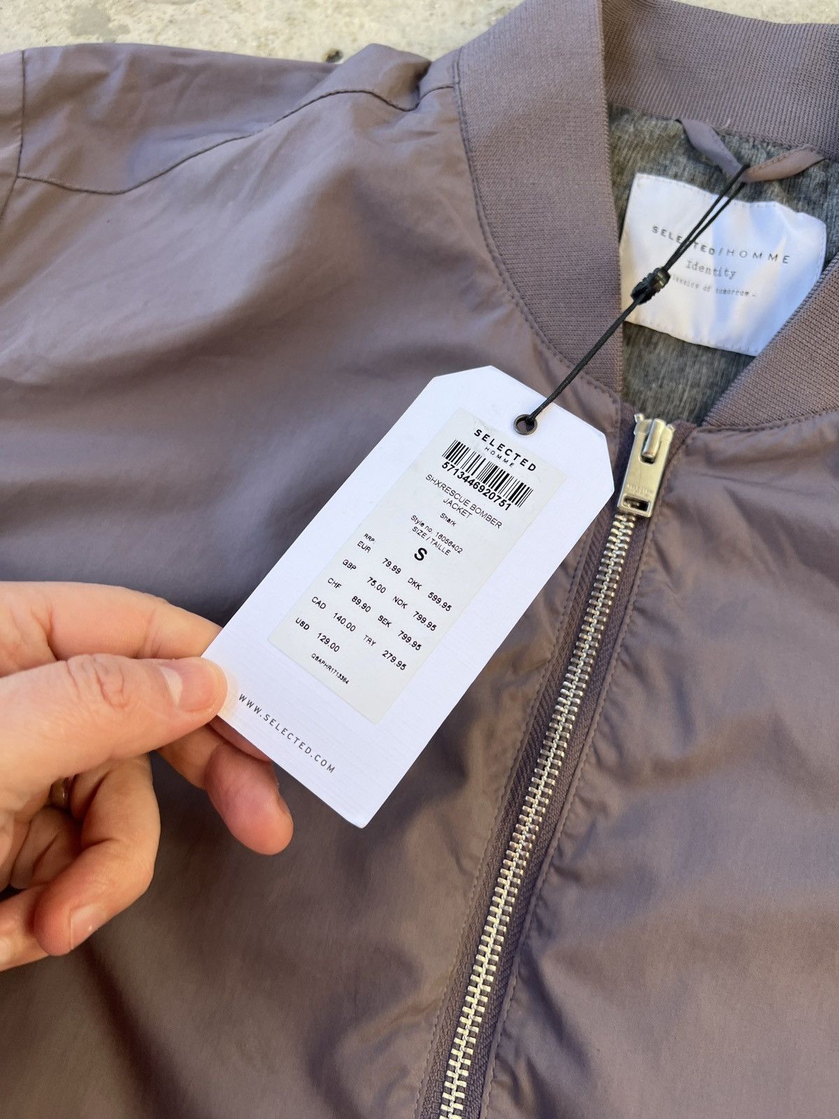 Selected Homme Selected Homme Bomber Jacket Size US S / EU 44-46 / 1 - 3 Thumbnail