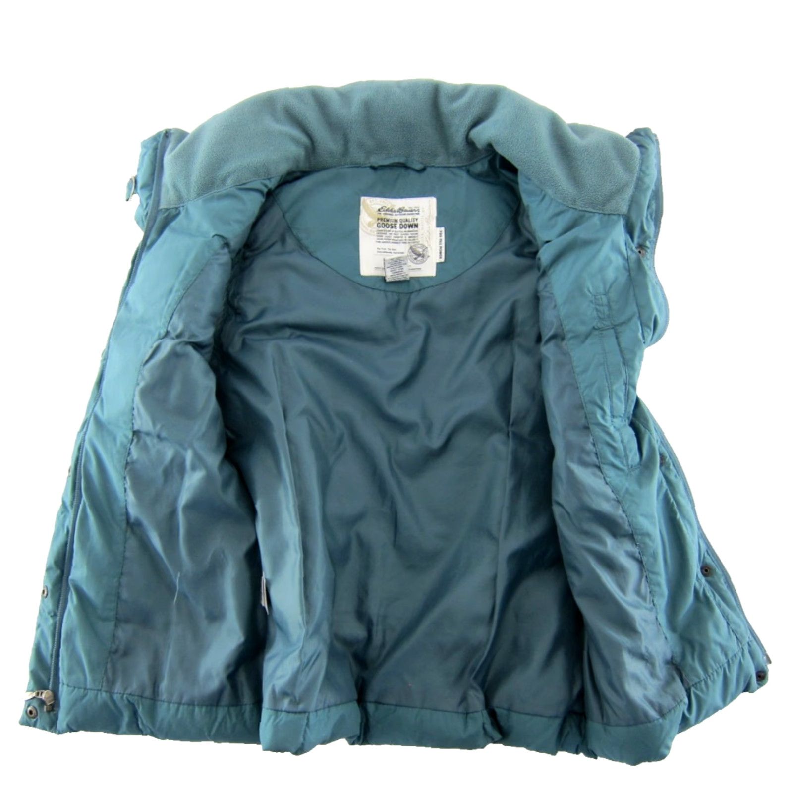 Eddie Bauer Eddie Bauer EB700 Goose Down Green Full Zip High Neck Vest Women Small Vest Green Goose Down Full Zip High Neck Eddie Bauer EB700 Women Small Size S / US 4 / IT 40 - 4 Thumbnail