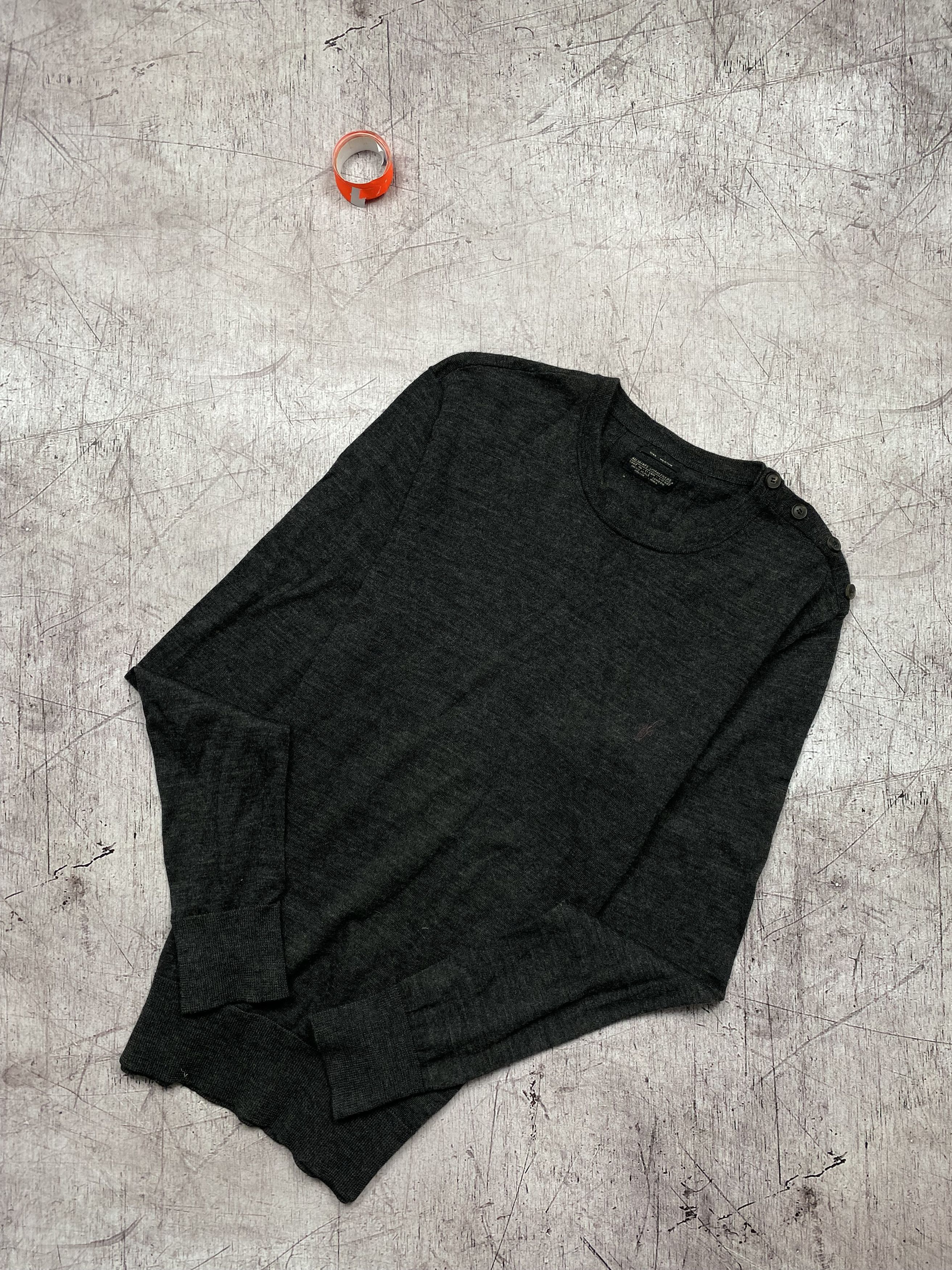 Allsaints Allsaints Vintage Mens Merino Wool Crew Neck Sweater Size US M / EU 48-50 / 2 - 1 Thumbnail