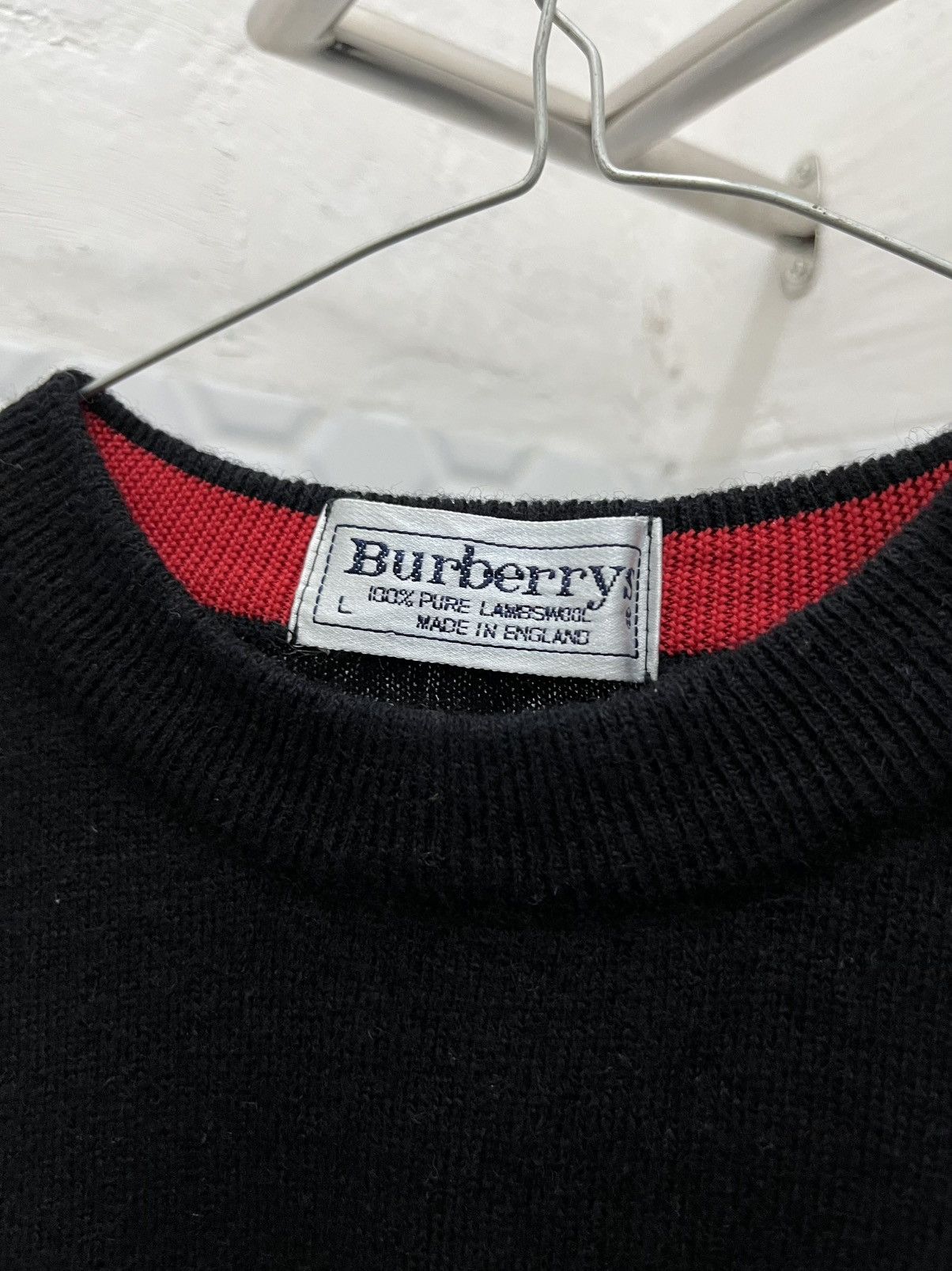 Burberry × Burberry Prorsum Vintage Burberrys Wool Sweater Size US L / EU 52-54 / 3 - 3 Thumbnail