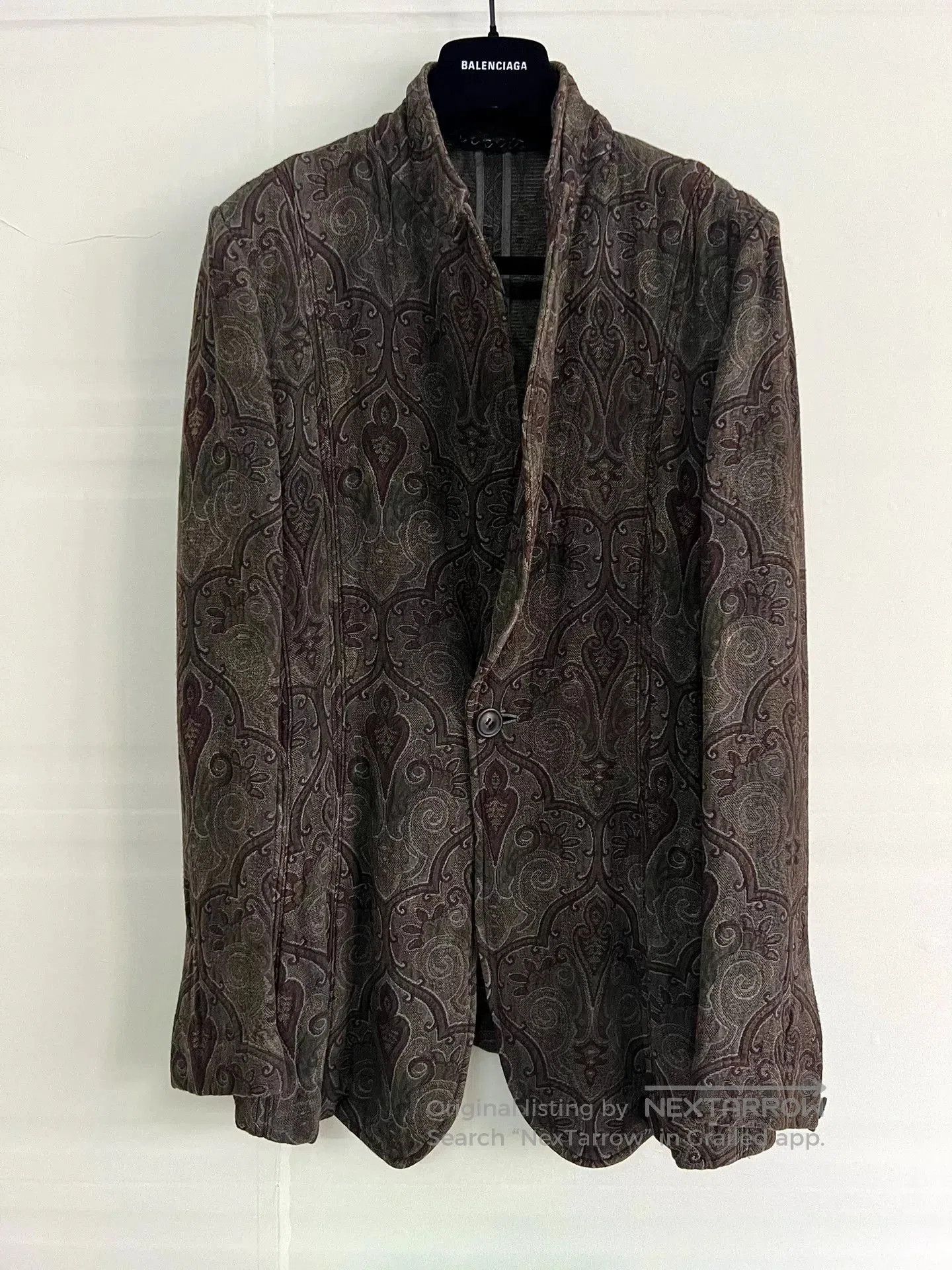 Julius Vintage Double-Sided Brocade Suit Jacket. Size US M / EU 48-50 / 2 - 1 Thumbnail
