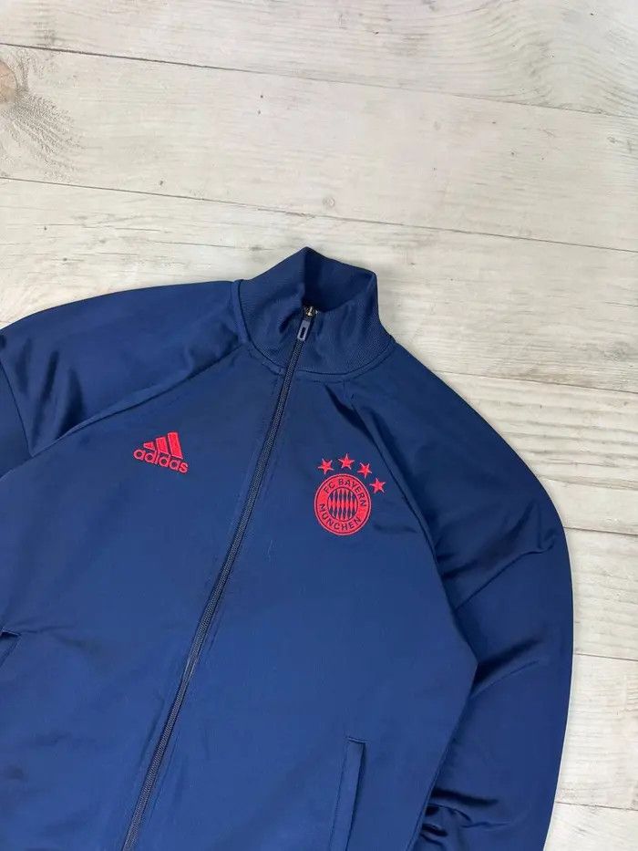 Adidas Adidas Bayern Munchen Track Top Jacket Football Soccer Size US M / EU 48-50 / 2 - 2 Thumbnail