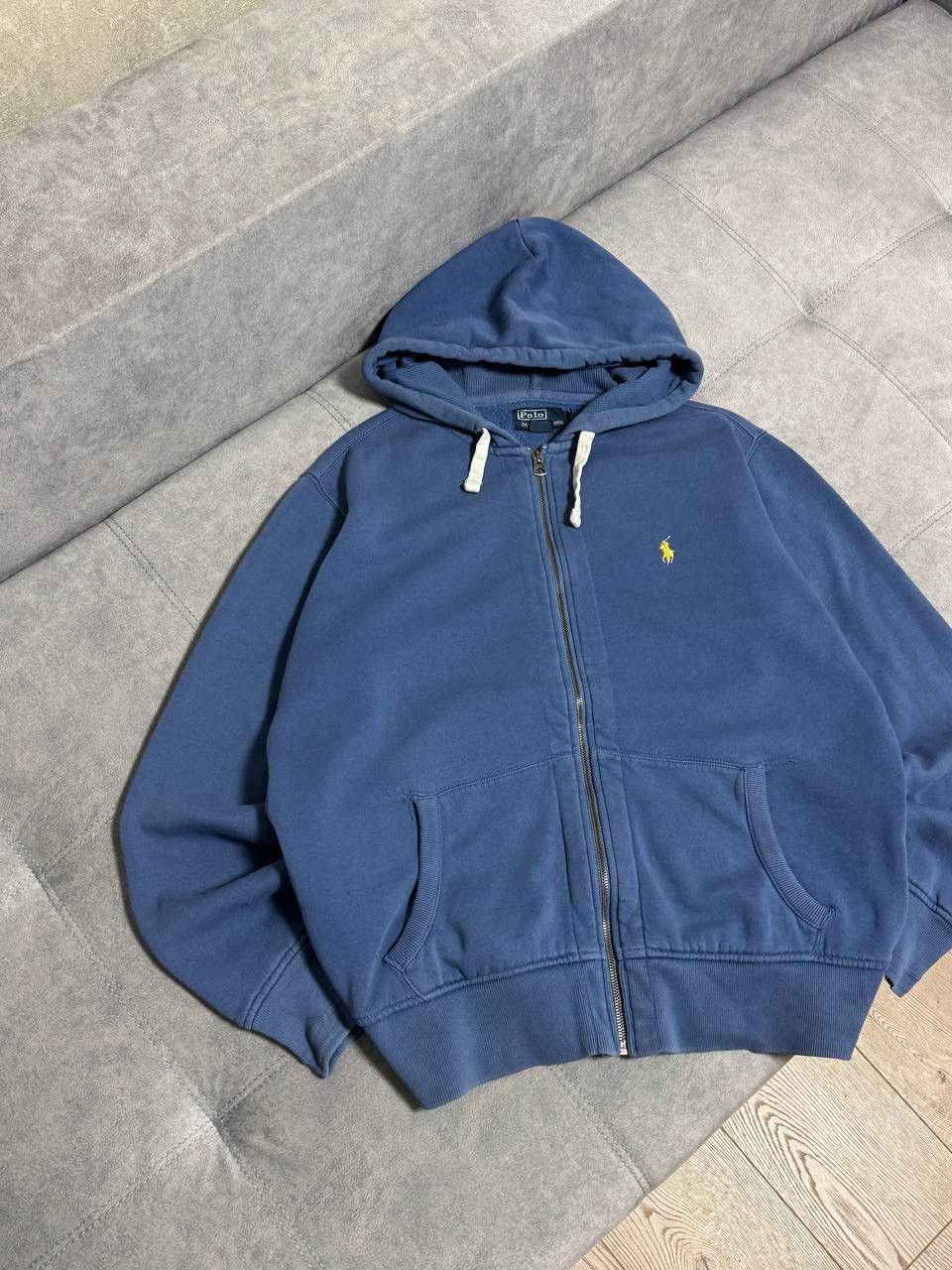 Polo Ralph Lauren Vintage Polo Ralph Lauren classic zip blue hoodie size L Size US L / EU 52-54 / 3 - 7 Thumbnail