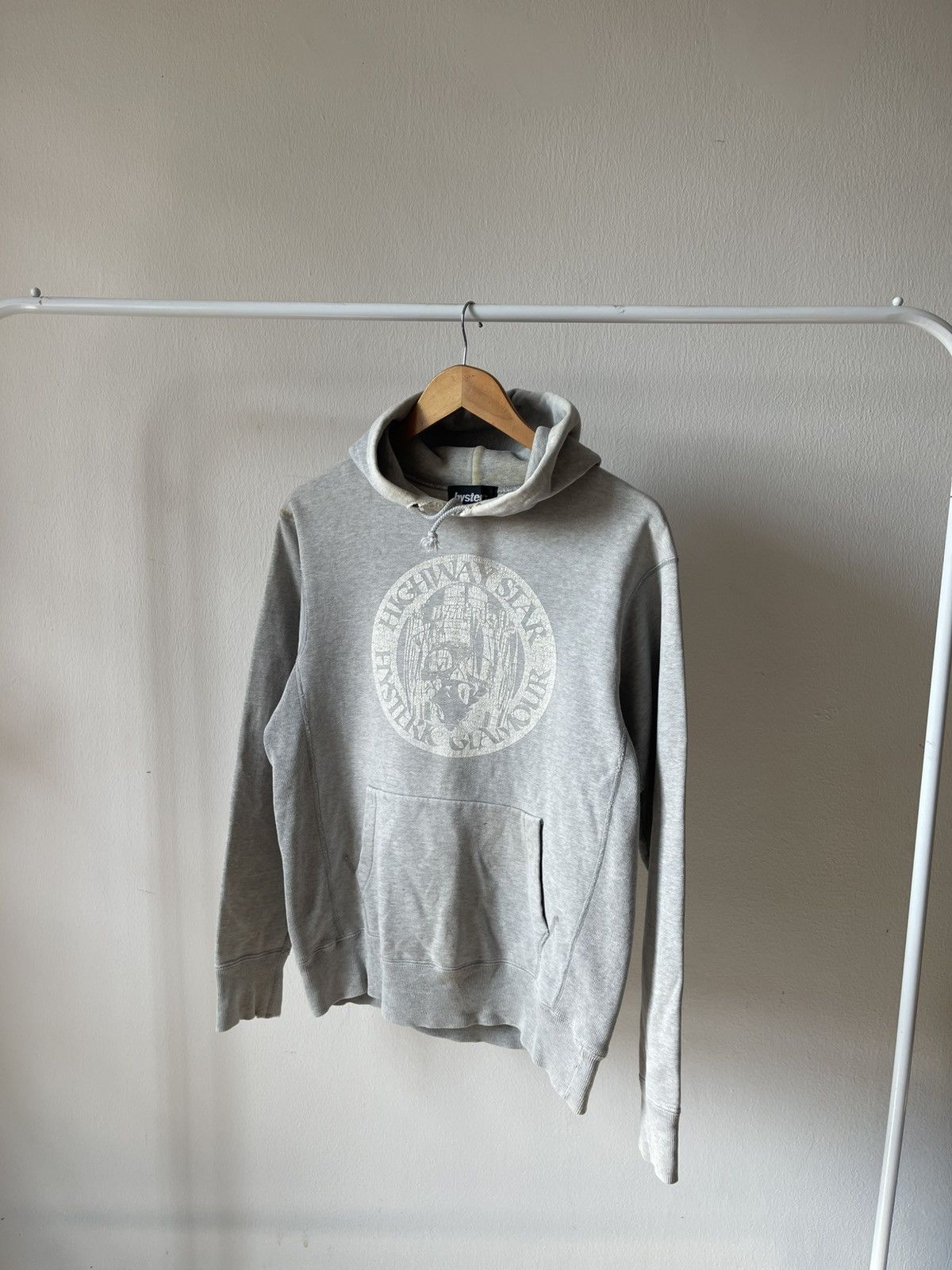 Hysteric Glamour 90s Hysteric Glamour Distressed Hoodie Size US L / EU 52-54 / 3 - 3 Thumbnail