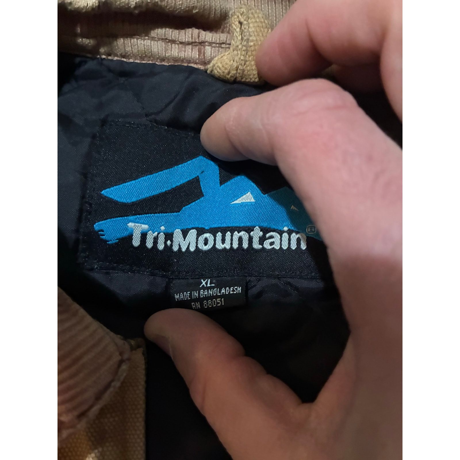 Other Vintage Tri-Mountain Tan Canvas Work Jacket XL Bangladesh Size US XL / EU 56 / 4 - 13 Thumbnail
