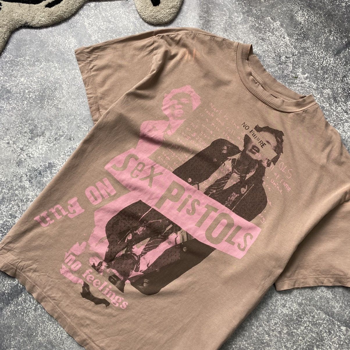 Band Tees × Vintage Vintage Sex Pistols No Future Big Logo rock band tee Size US M / EU 48-50 / 2 - 2 Thumbnail