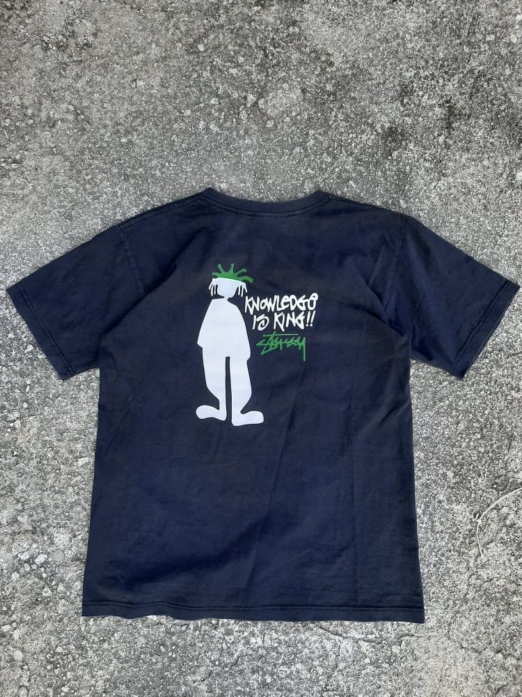 Stussy Vintage 90s Stussy Knowledge is King Size US L / EU 52-54 / 3 - 1 Thumbnail