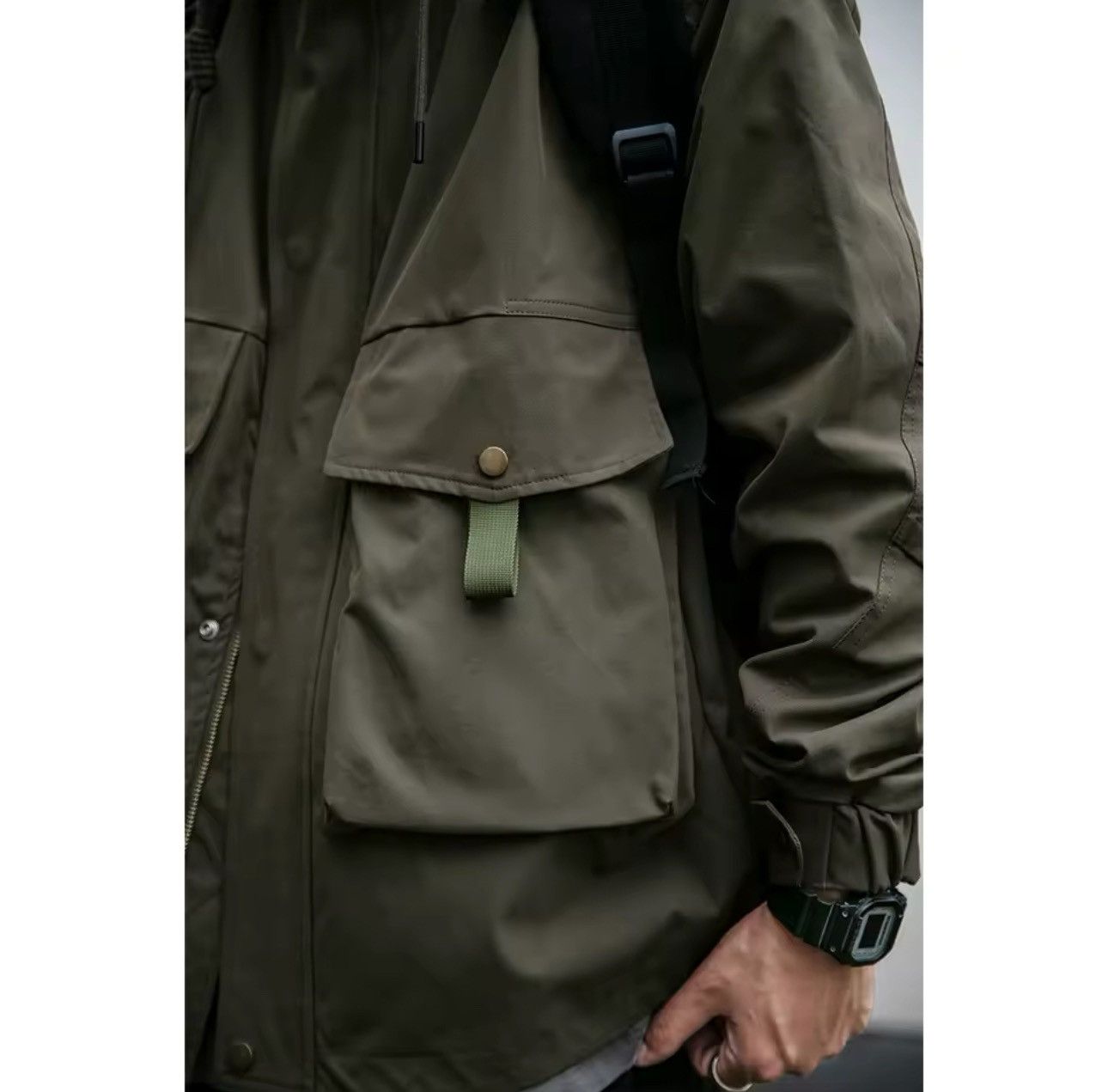 Vintage Streetwear Outdoor Multi Pocket Casual Jacket Parkas Size US L / EU 52-54 / 3 - 3 Thumbnail