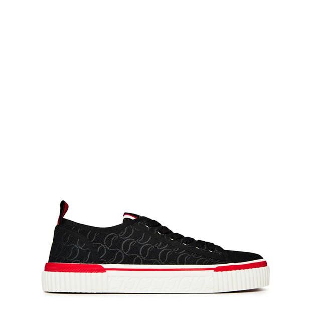 Christian Louboutin Pedro Logo-Jacquard Canvas Sneakers Size US 12 / EU 45 - 1 Thumbnail