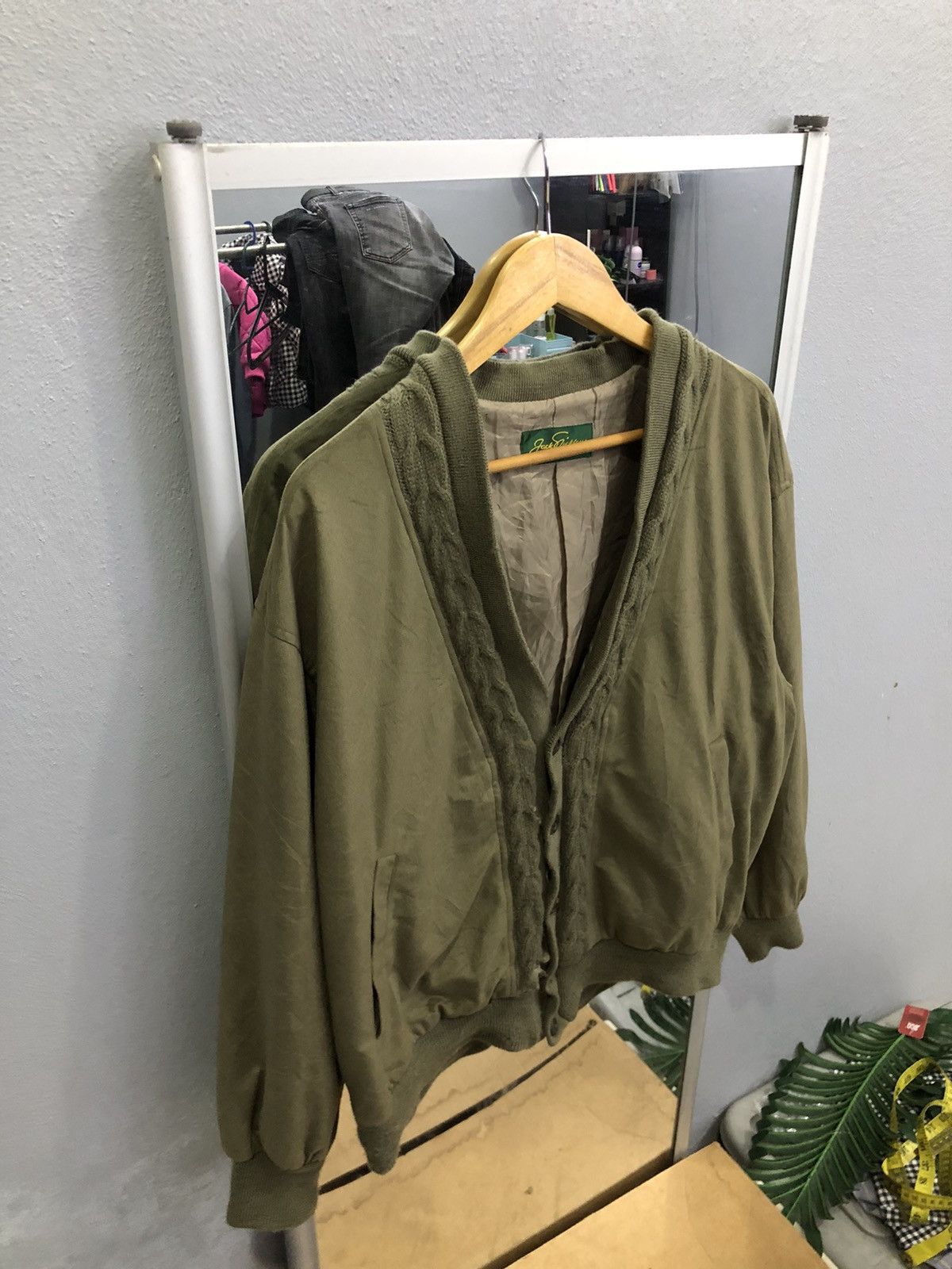 Vintage Vintage Jack Nicklaus Olive Cardigan Jacket Size US M / EU 48-50 / 2 - 4 Thumbnail