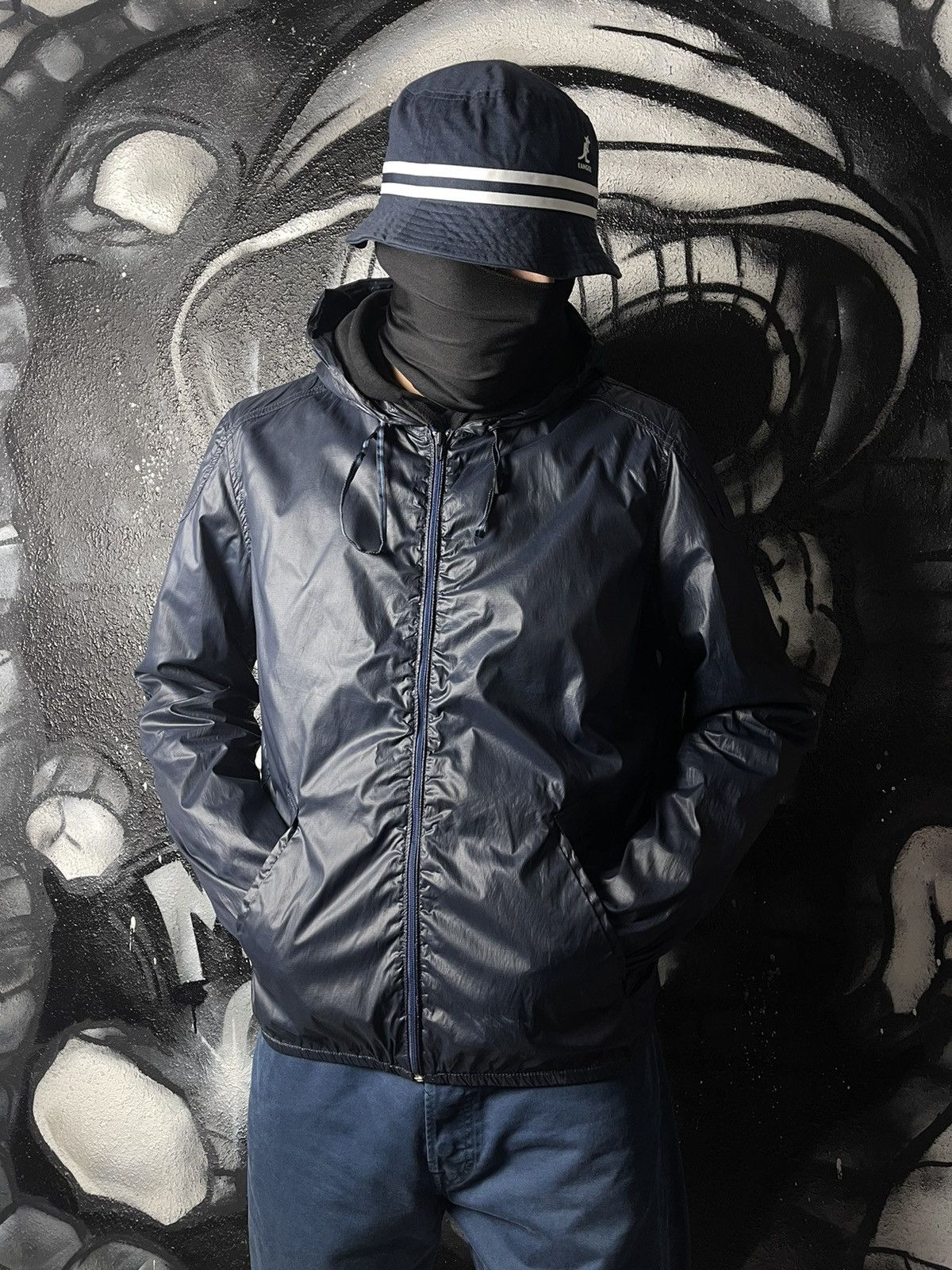 Diesel × Vintage Diesel Industry Lightweight Windbreaker Big Logo Jacket Size US L / EU 52-54 / 3 - 2 Thumbnail