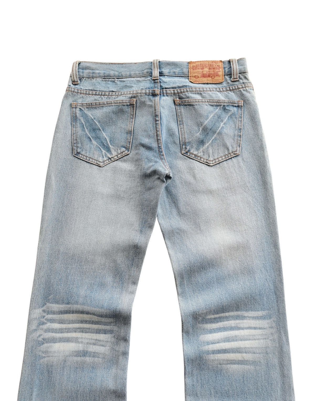 Japanese Brand Vintage Japanese Brand Buzz Spunky Patched Denim Flare Jeans Size US 32 / EU 48 - 6 Thumbnail