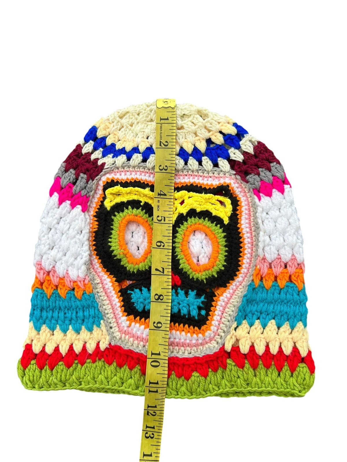Kapital Rare Crochet Knitted Handmade Balaclava Japanese Style🎌 Size ONE SIZE - 4 Thumbnail