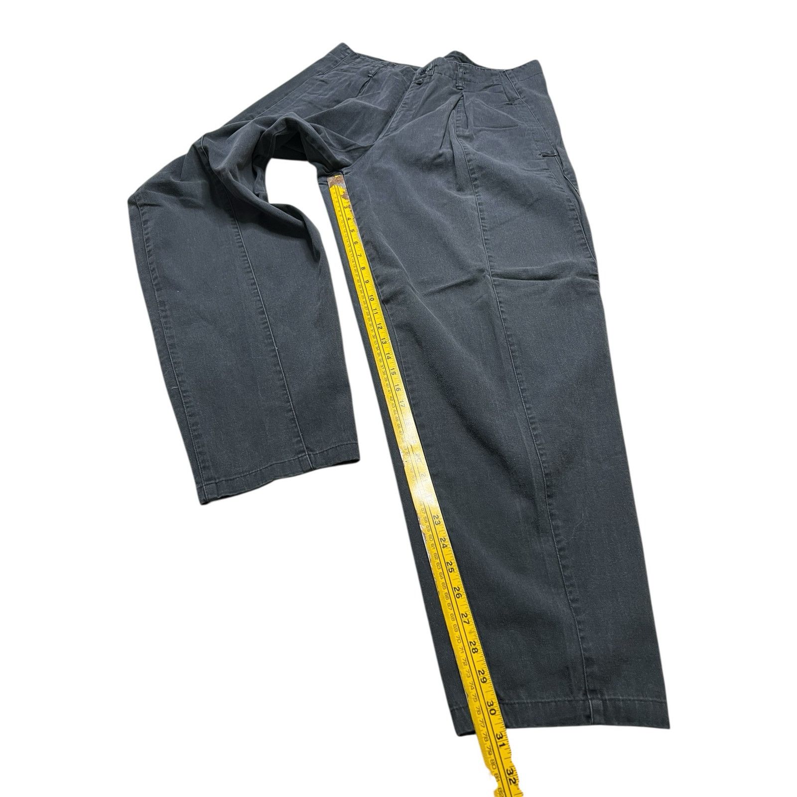Vintage Vintage 90s Onyx Pleated Work Pants Gray Sz 36 Actual 34x31 Size US 36 / EU 52 - 8 Thumbnail