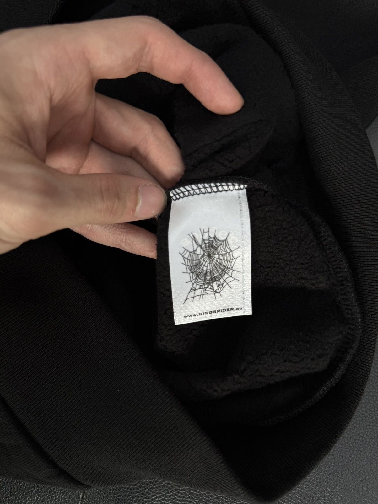 Sp5der Sp5der Worldwide Phantom Black Zip Up Hoodie XS (NEW Size US XS / EU 42 / 0 - 7 Thumbnail