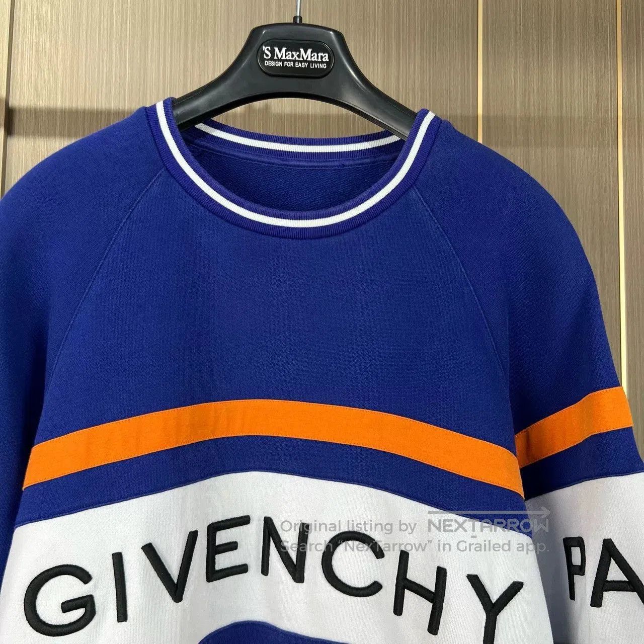 Givenchy givenchy blue and white embroidered sweatshirt. Size US M / EU 48-50 / 2 - 3 Thumbnail