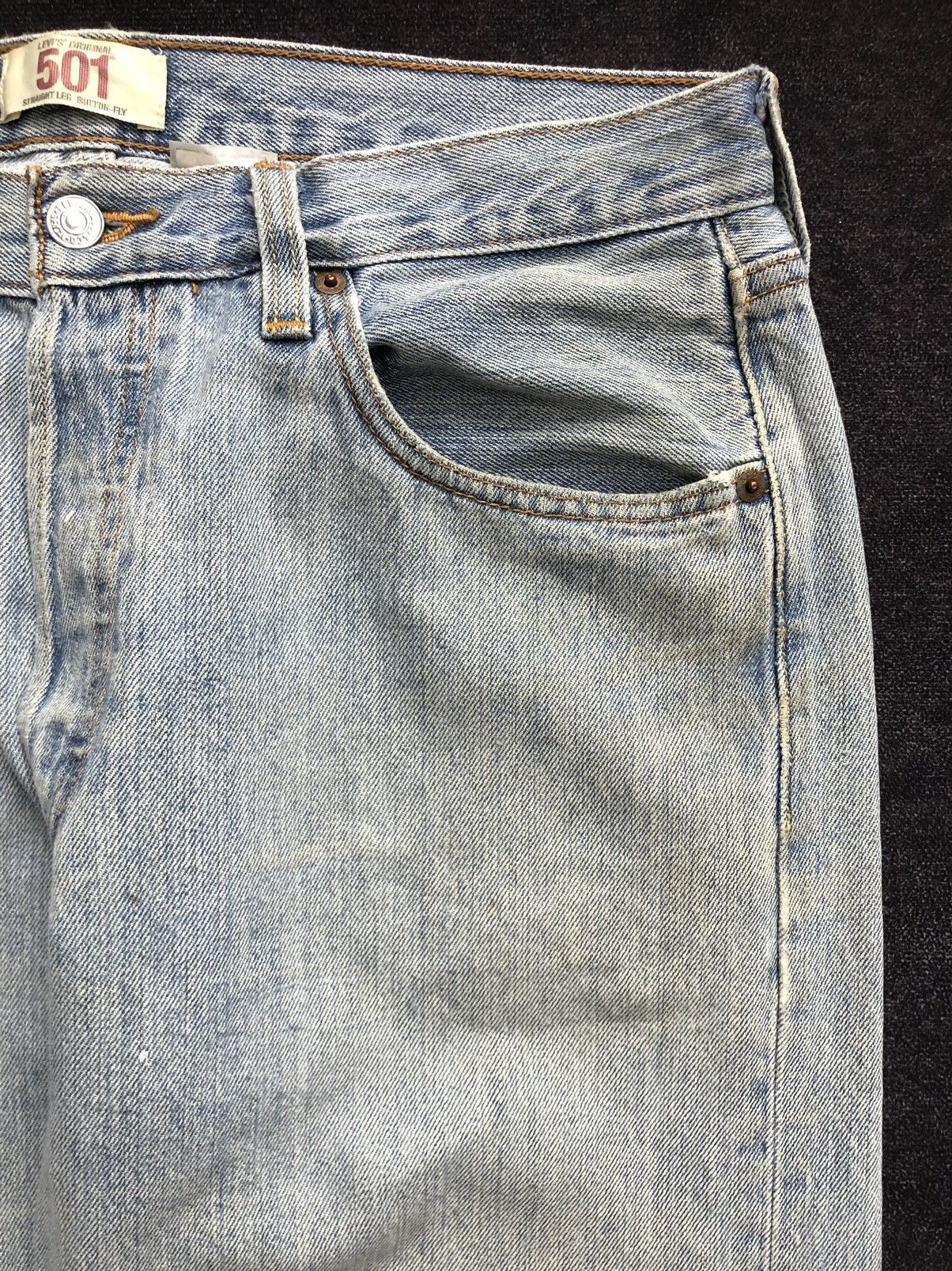 Levi's Vintage Levi's 501 Rusty Light Blue Jeans Size US 34 / EU 50 - 7 Thumbnail