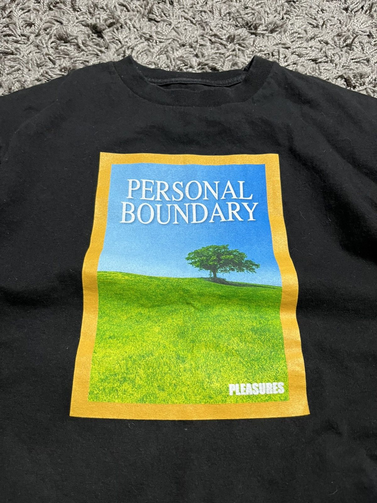 Pleasures PLEASURES BOUNDARY COTTON LONG SLEEVE T-SHIRT Y2K STYLE Size US M / EU 48-50 / 2 - 2 Thumbnail