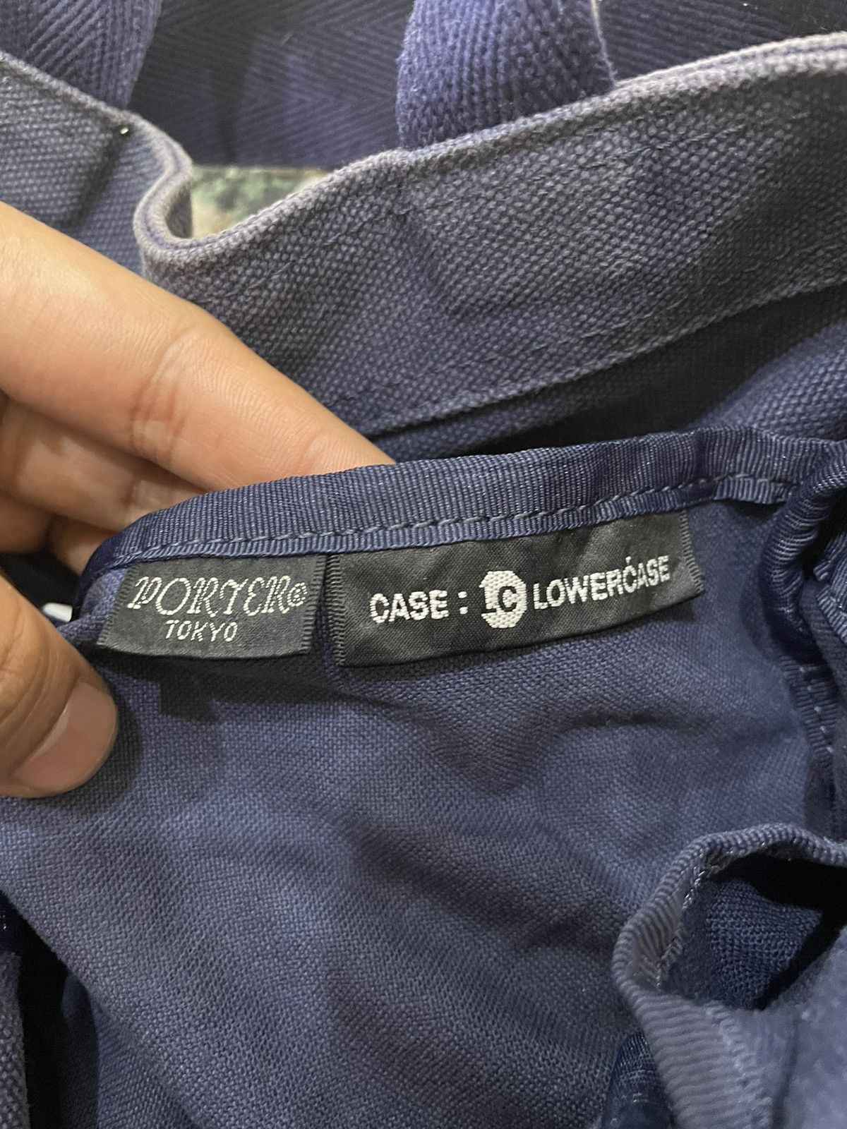 Porter Yoshida Porter Tokyo X Lower Case Blue Logo Sling Bag Size ONE SIZE - 7 Thumbnail
