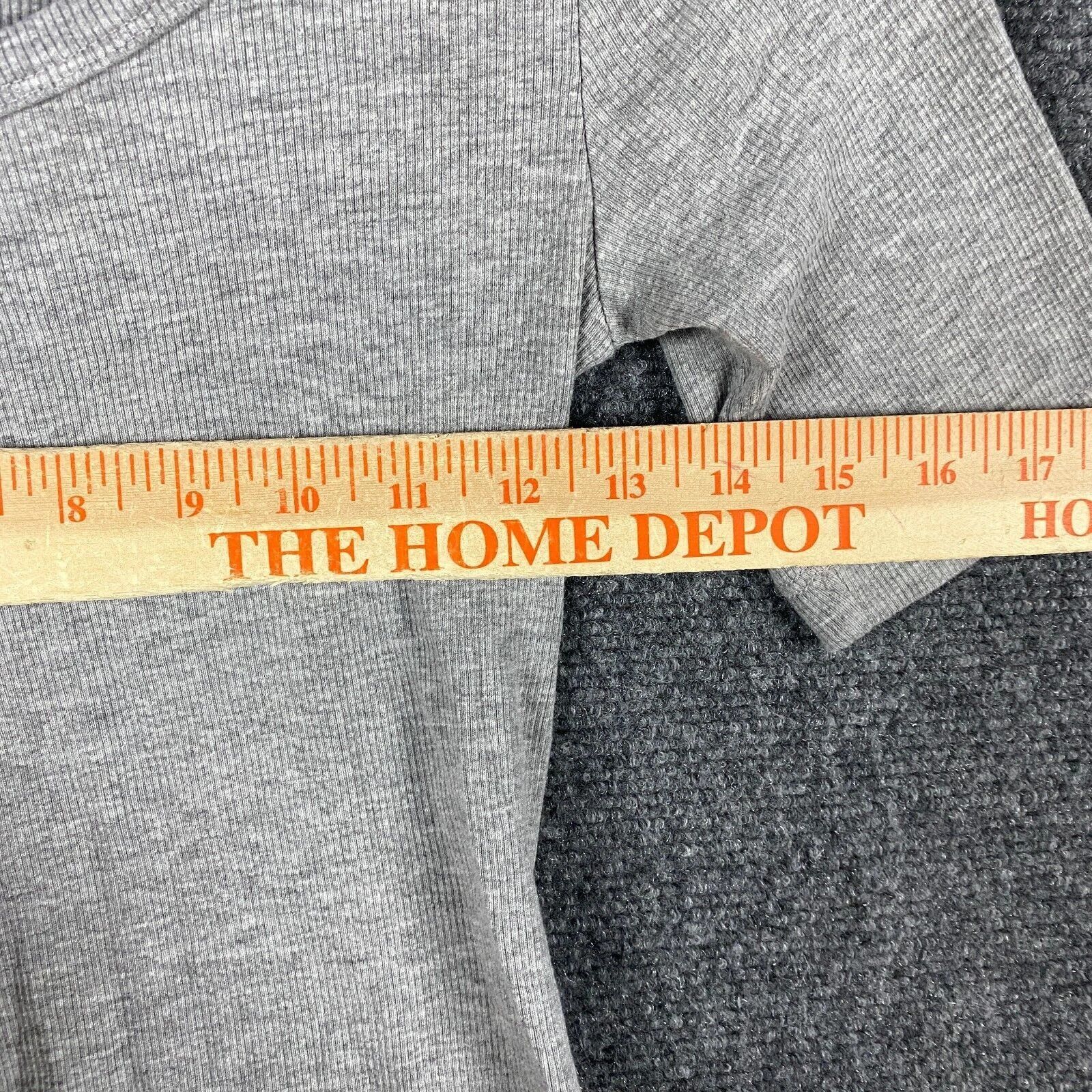 H&M H&M Top Small Women's Short Sleeve Gray Cotton Blend S Size S / US 4 / IT 40 - 6 Thumbnail