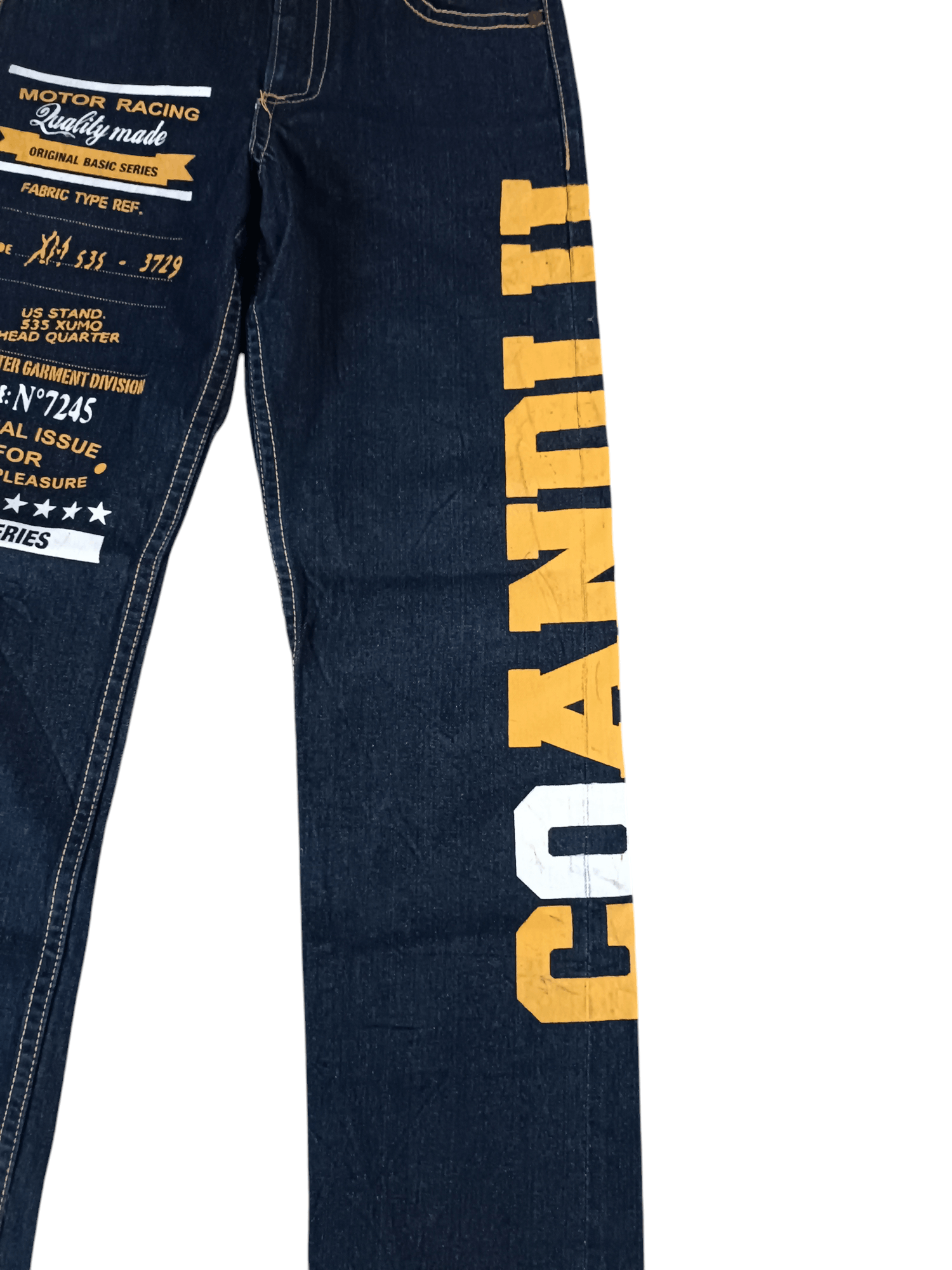 Other Co & Lu Selvedge Big Logo Nice Design Denim Jeans Size US 30 / EU 46 - 4 Thumbnail