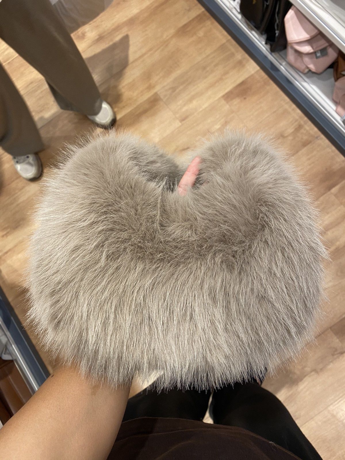 Designer Japan Mink Fur Mini Handback Lgb Punk Grunge Size ONE SIZE - 5 Thumbnail