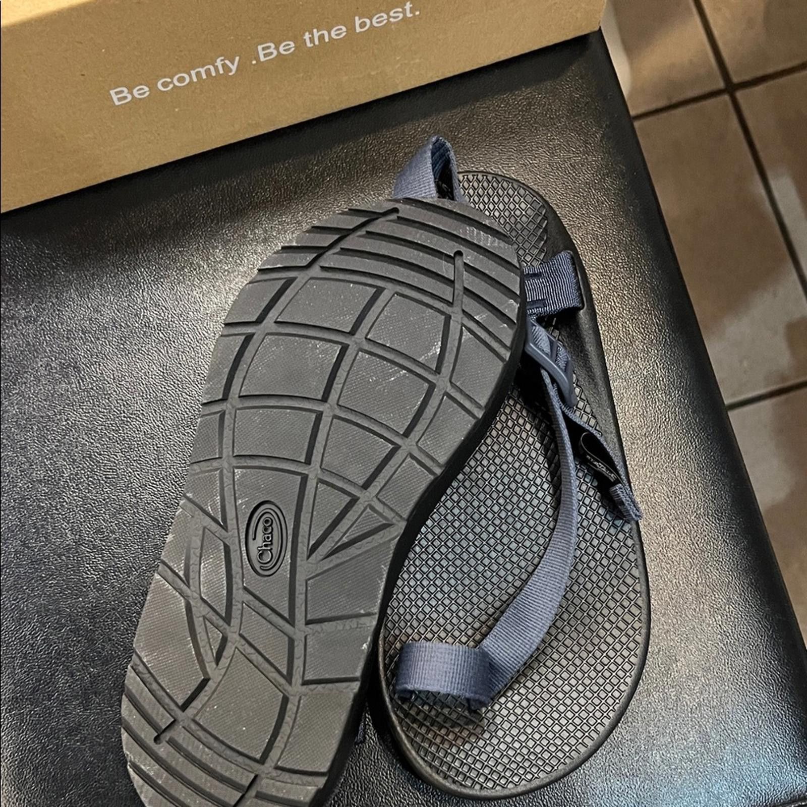 Chaco Chaco Men's Navy and Black Sandals Size US 8 / EU 41 - 3 Thumbnail