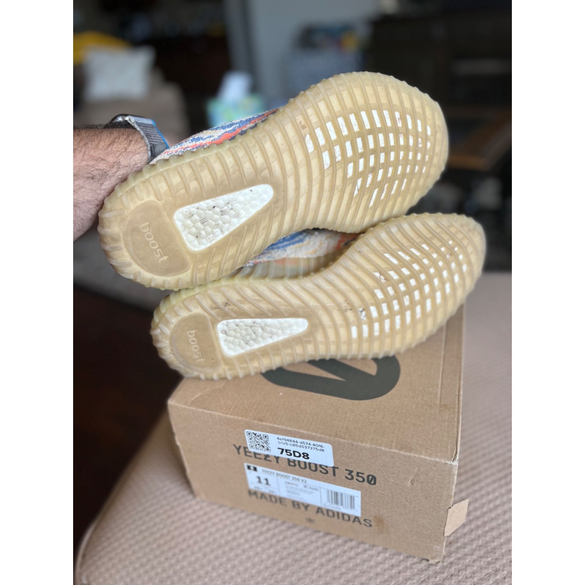 Adidas Adidas YEEZY BOOST 350 V2 MX Oat Shoes - Size 11 Size US 11 / EU 44 - 7 Thumbnail