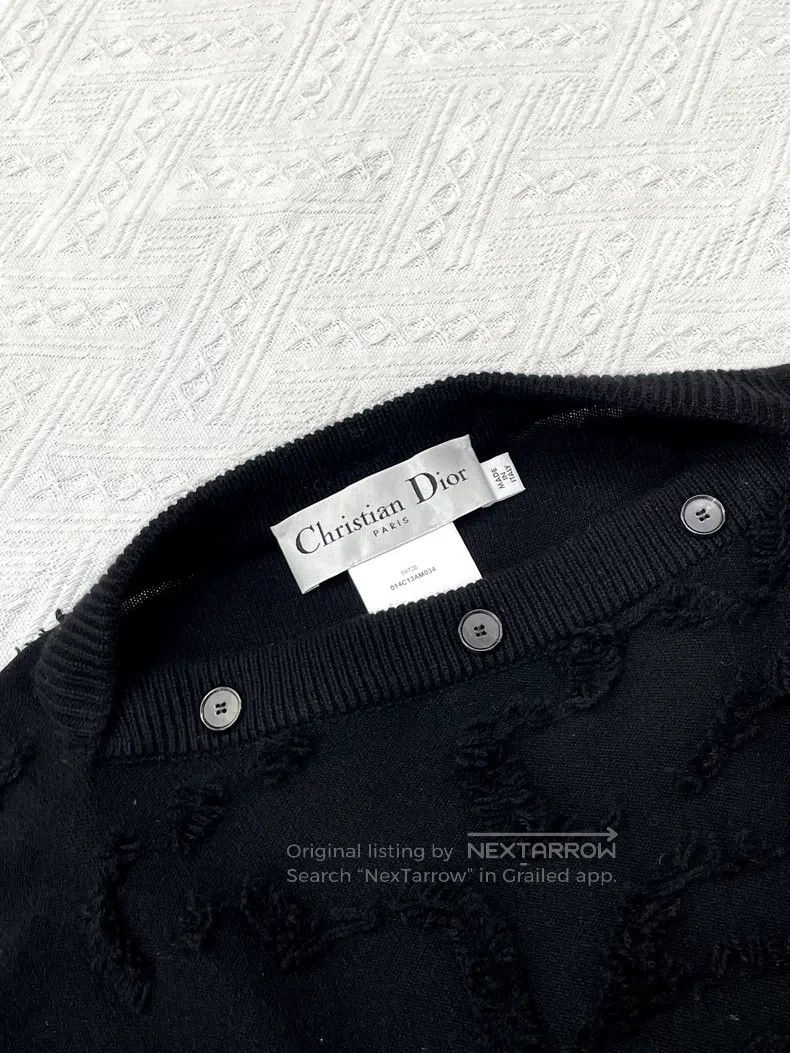 Dior Dior Black tassel cloak coat Size XS / US 0-2 / IT 36-38 - 2 Thumbnail