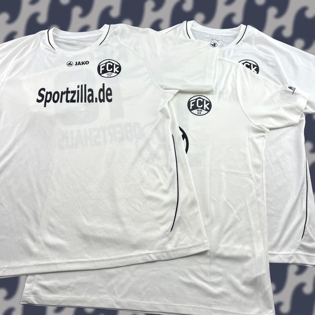 Nike VINTAGE Nike Football Jersey Mens Jako Training White 3x FC Kickers Obertshausen Short Sleeve XS? (Note: cannot determine size beyond L in original) Size US L / EU 52-54 / 3 - 1 Thumbnail