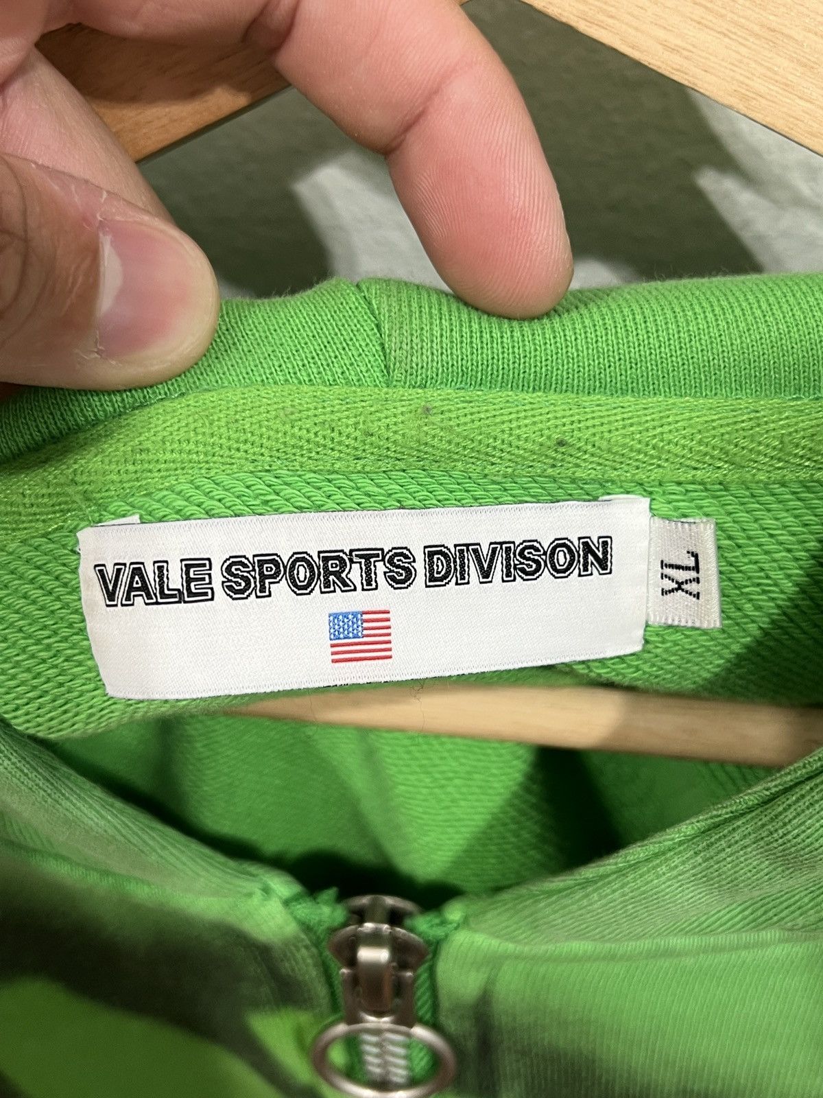 Vale Vale Green Graffiti Zip Up Hoodie Size US XL / EU 56 / 4 - 2 Thumbnail