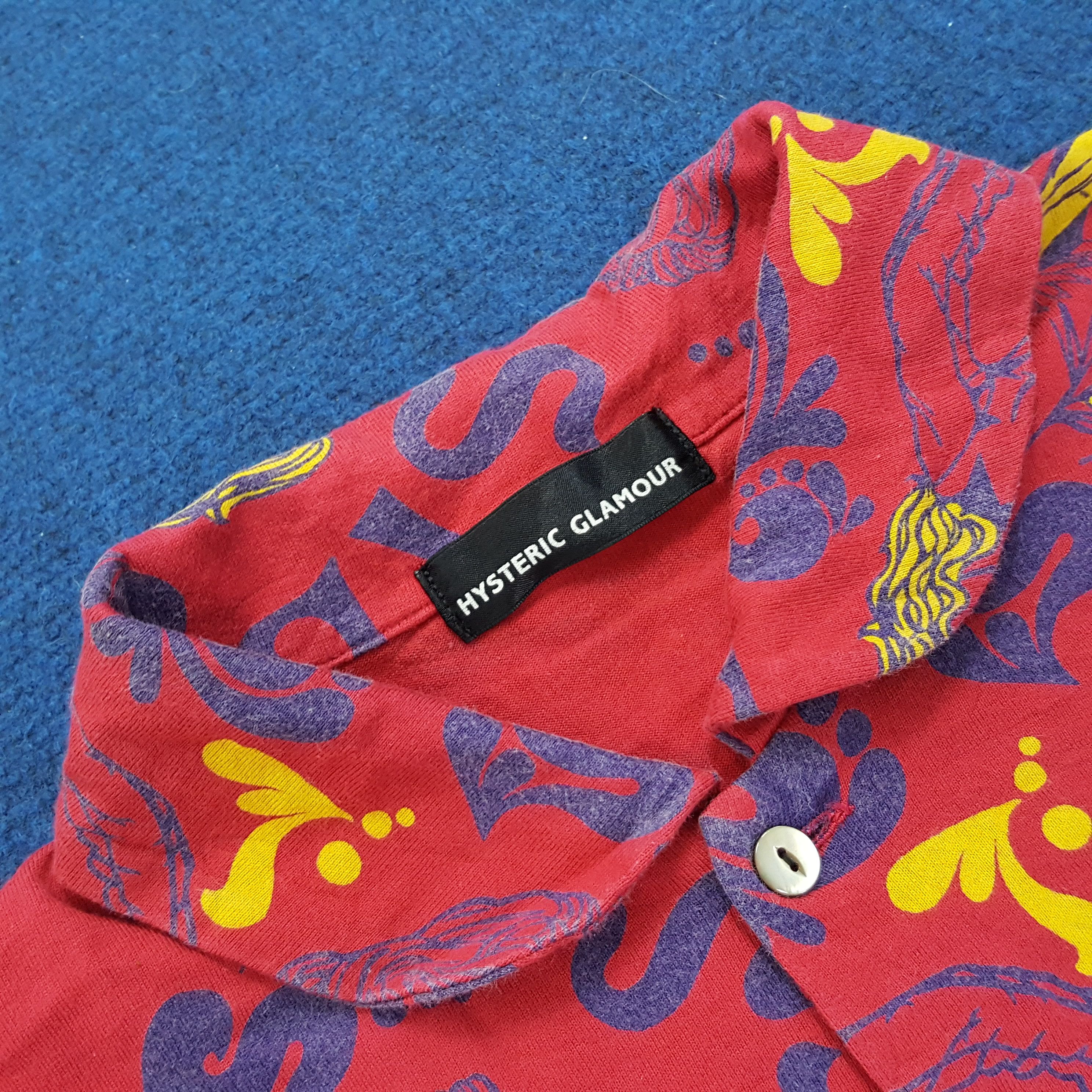 Hysteric Glamour × Japanese Brand × Vintage Vintage Hysteric Glamour Japanese Brand Overprint Shirts Size S / US 4 / IT 40 - 5 Thumbnail