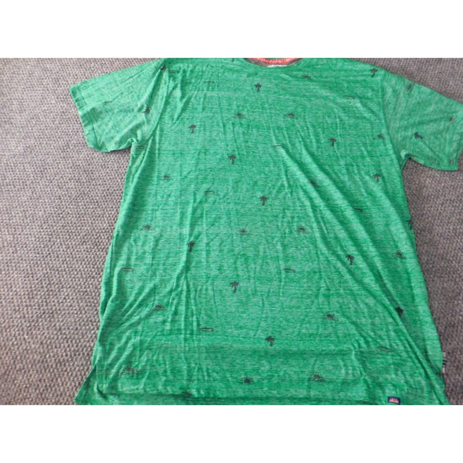 Vintage Ditch Plains Shirt 2XL Green Crew Neck Short Sleeve Cotton Knit Logo T-Shirt Mens Classic Vintage: No? Size US XXL / EU 58 / 5 - 3 Thumbnail
