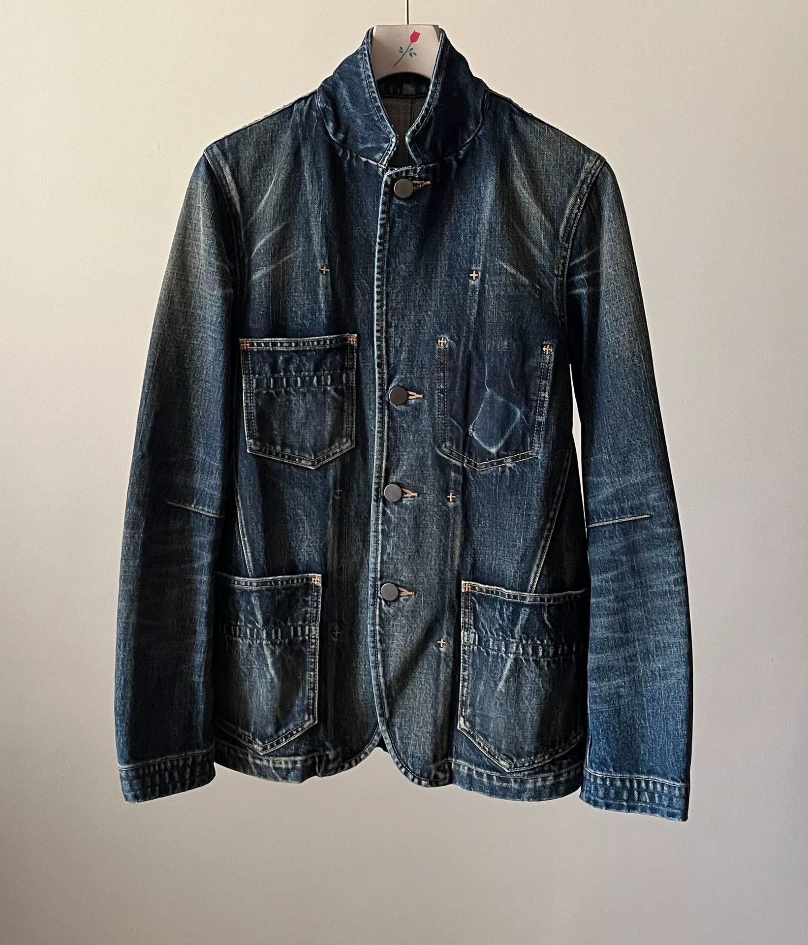 Number (N)ine NUMBER (N)INE 08SS Denim Jacket Size US M / EU 48-50 / 2 - 3 Thumbnail